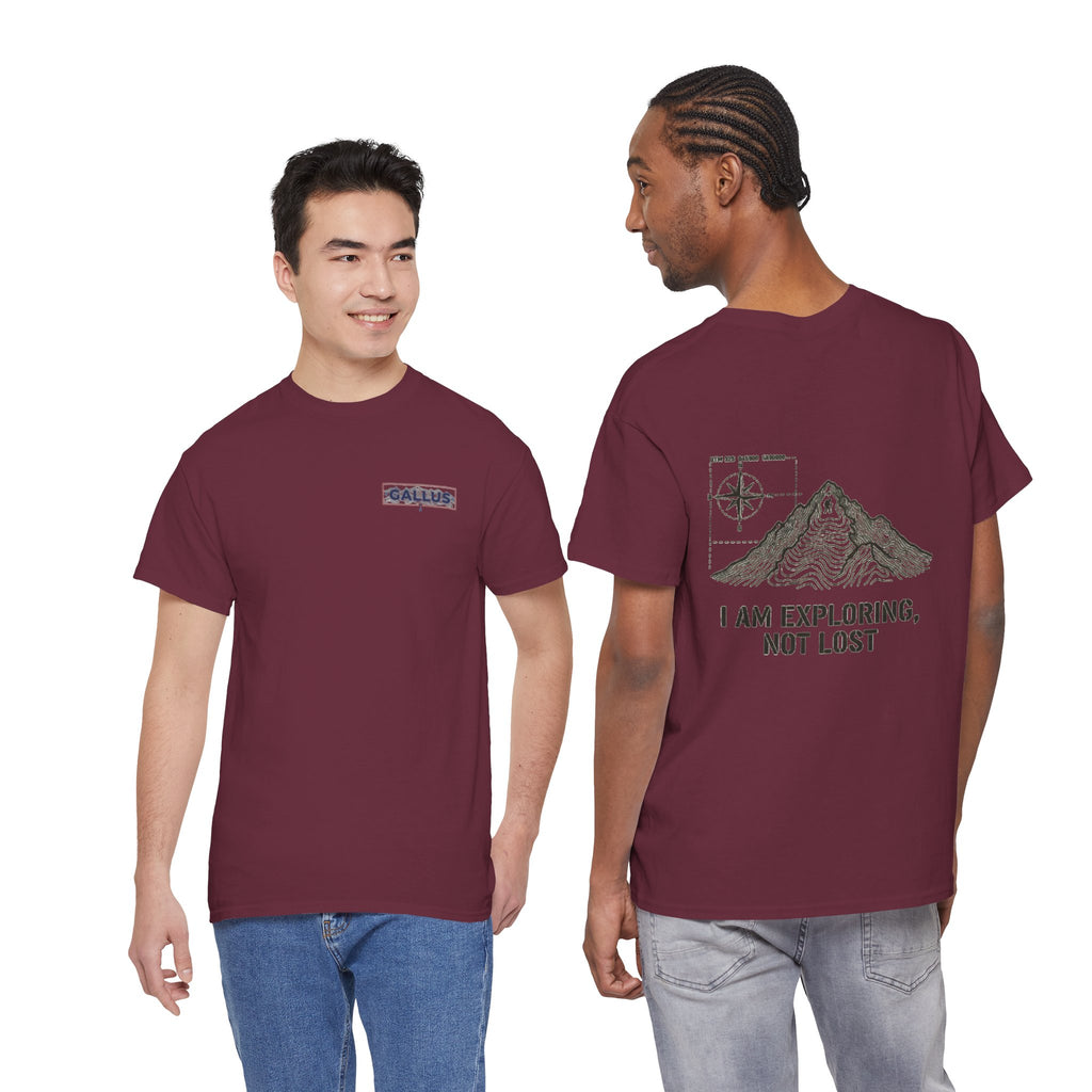 Explorer Mountain Tee — "I Am Exploring, Not Lost" Adventure T-Shirt