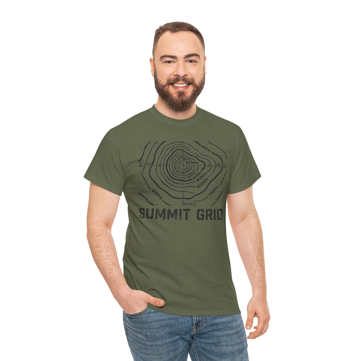 Alpine Operations Topographic T-Shirt — Summit Grid Tee — product image 8