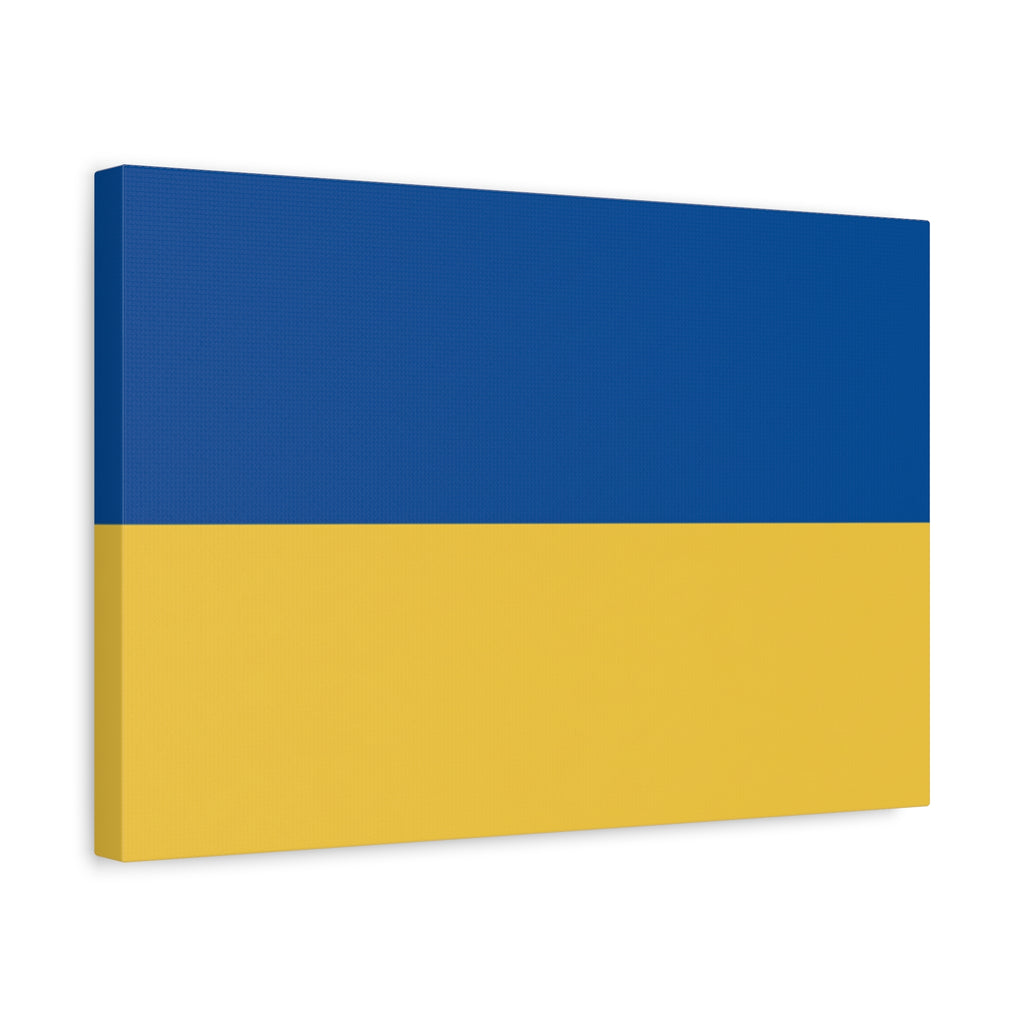 Ukraine Flag Matte Canvas Print — Stretched 1.25" Wall Art