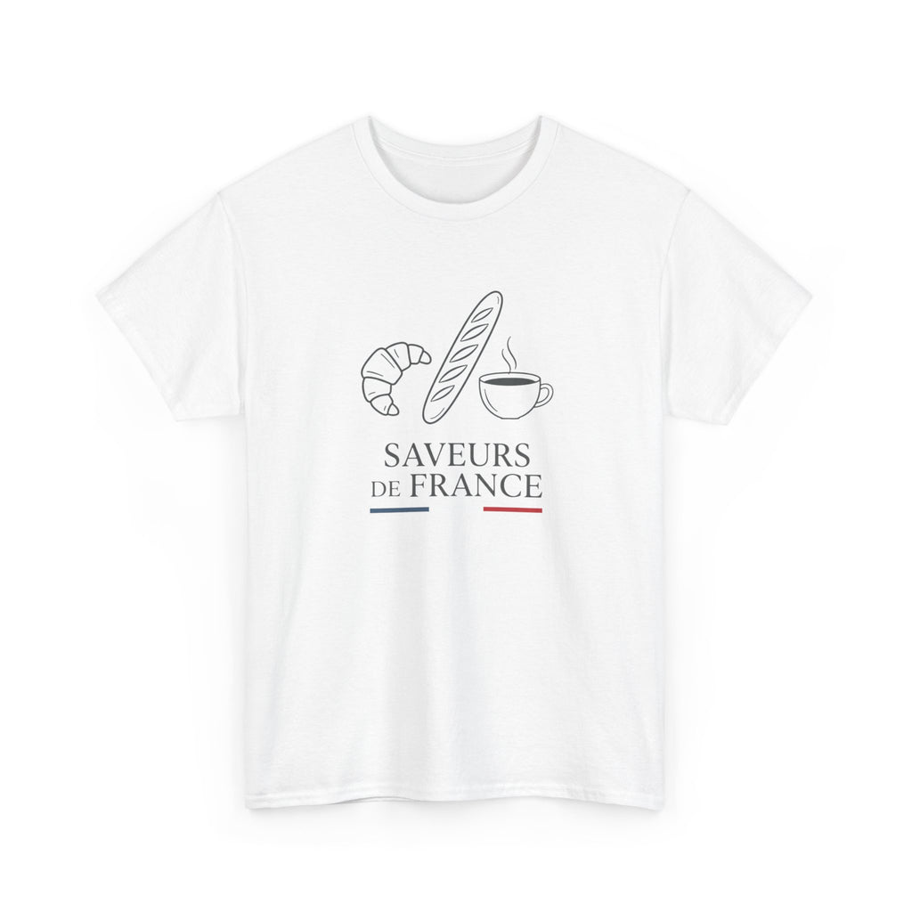 Saveurs de France T-Shirt — French Bakery Croissant & Baguette Tee