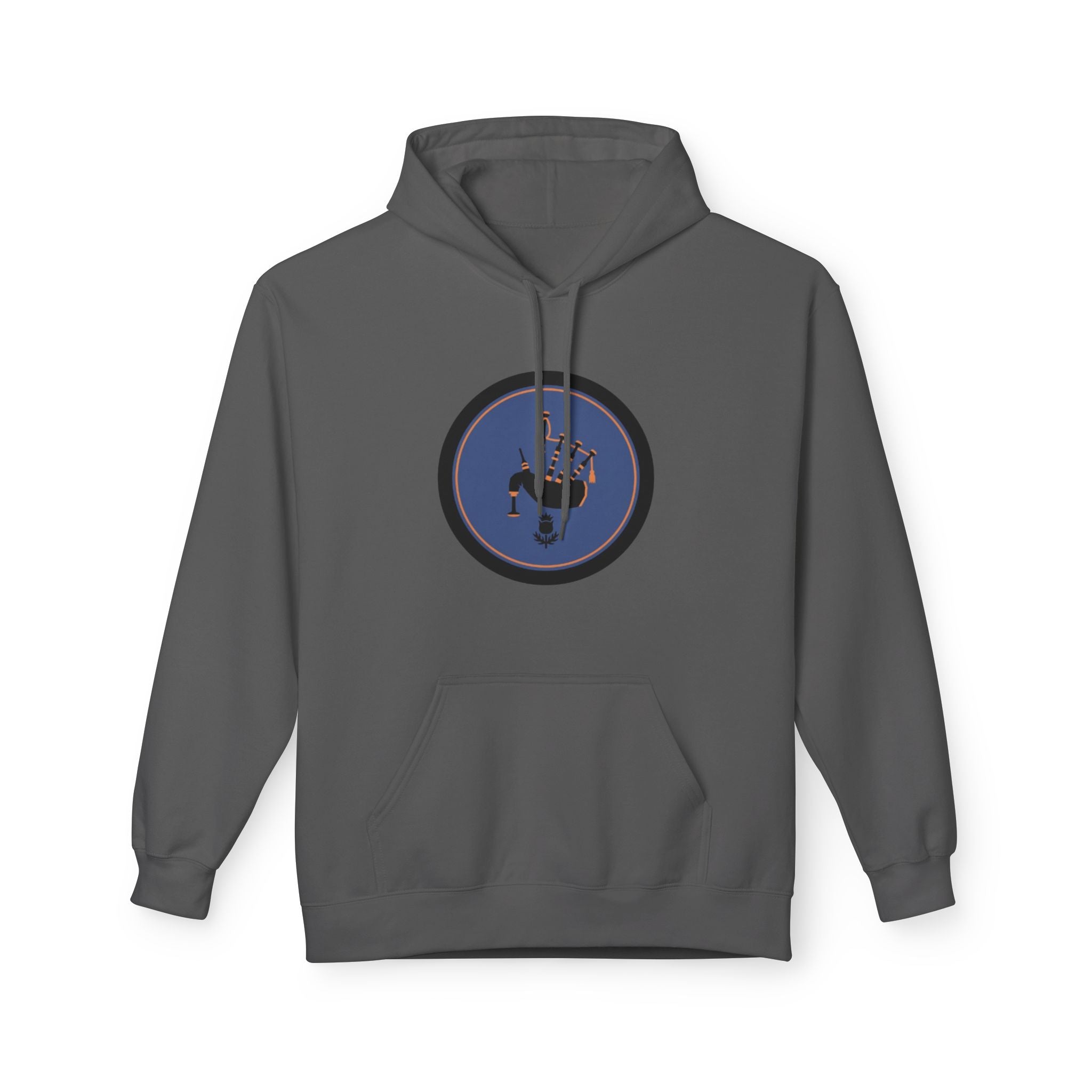 Space Astronaut Helmet Hoodie — Retro Blue Circle Graphic Hoodie