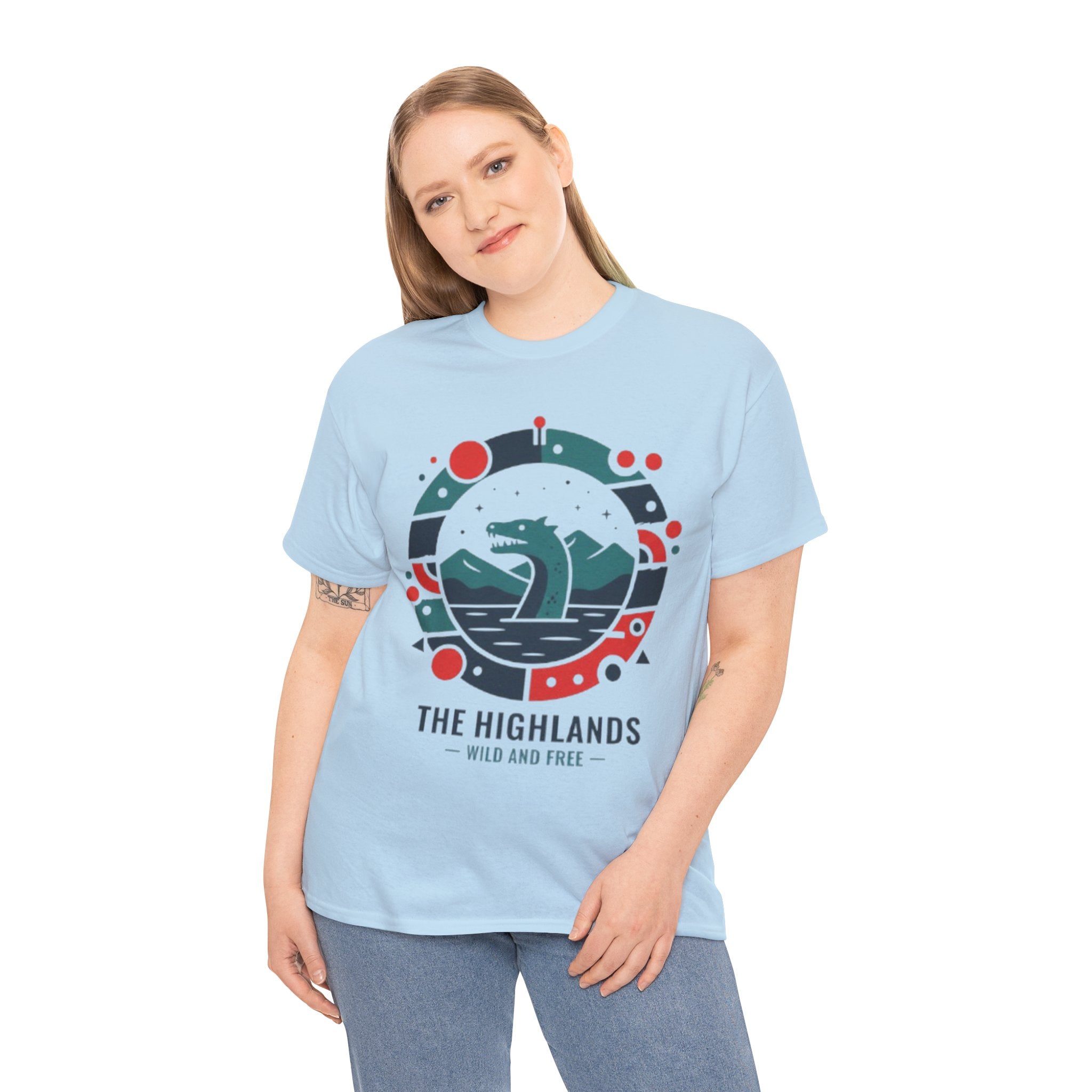 Highlands Waves Tee — "The Highlands: Wild and Free" Graphic T‑Shirt