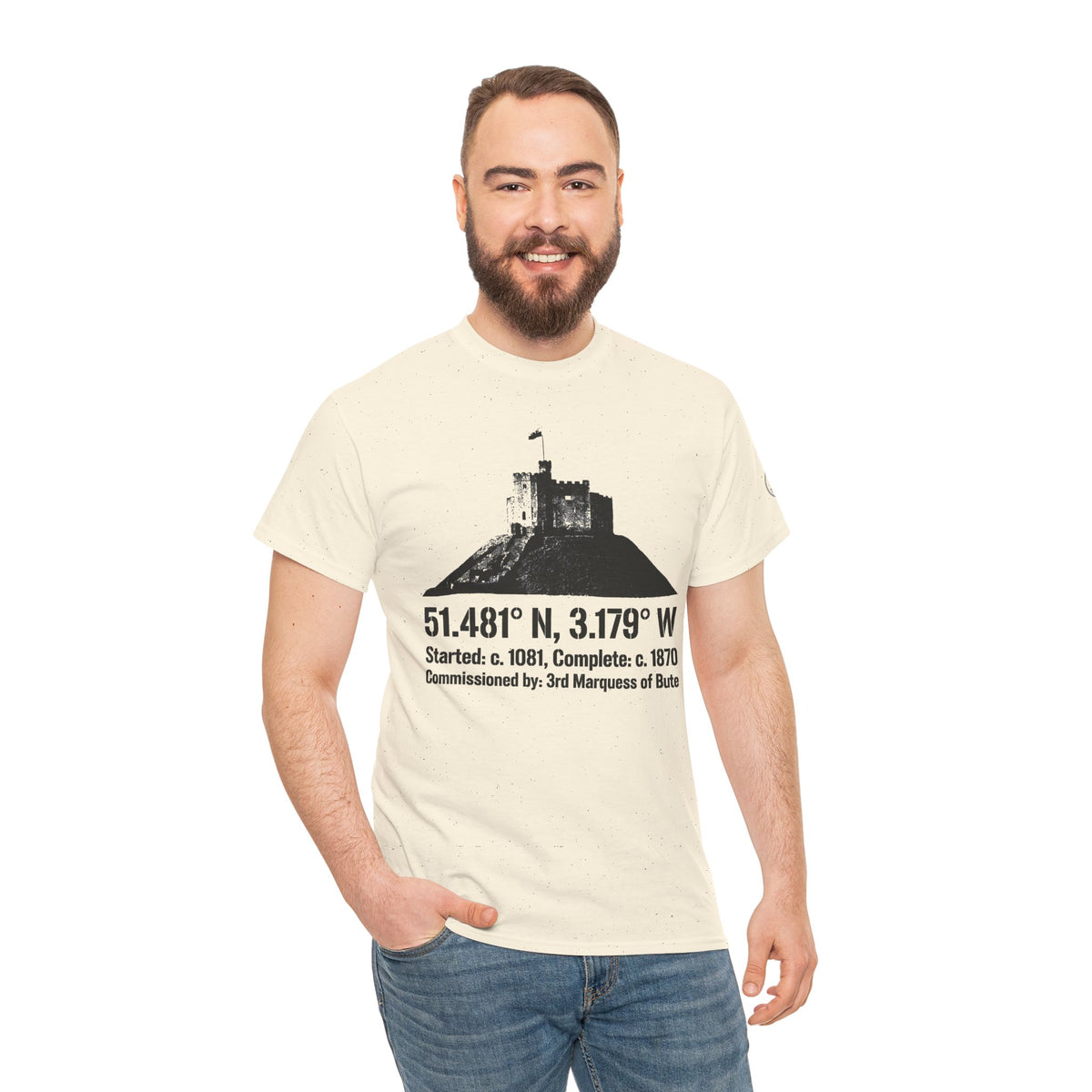 Cardiff Castle T-Shirt — Welsh Castle & City Heritage Tee — product image 8