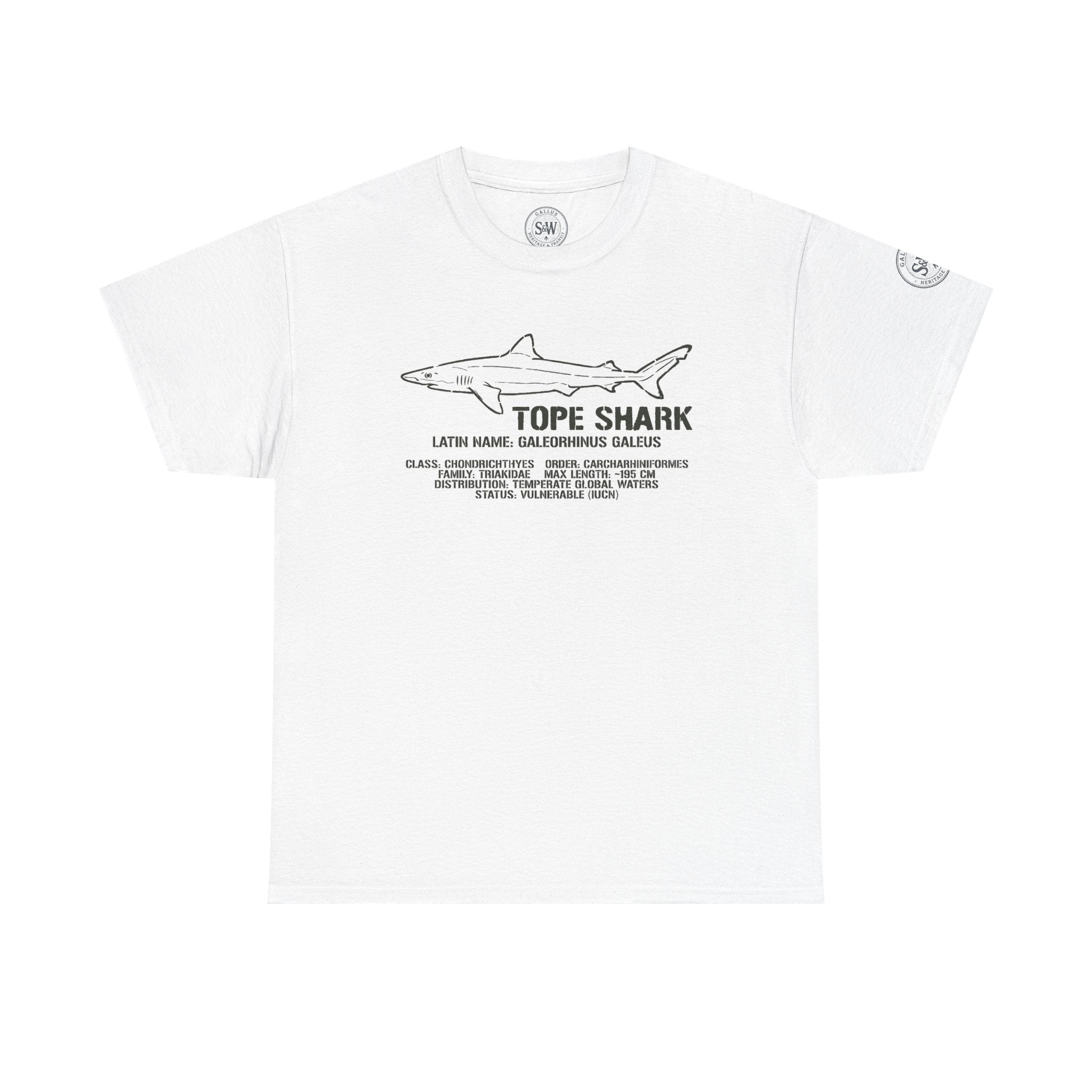 Tope Shark  —  Shark Illustration Tee