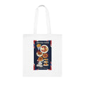 British Food Cotton Tote — Illustrated UK Cuisine Market Bag