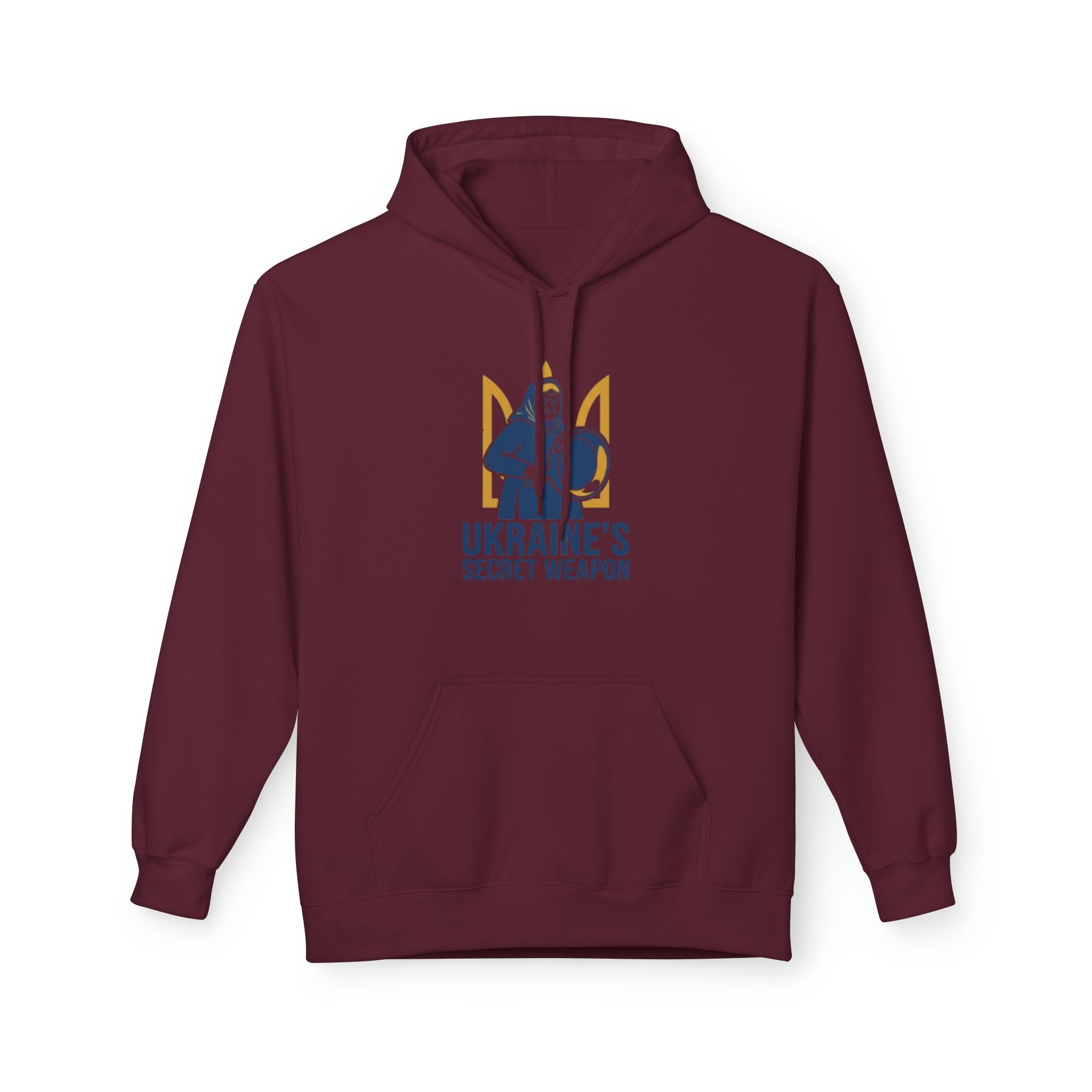 Hoodie — "Ukraine's Secret Weapon" Trident Design