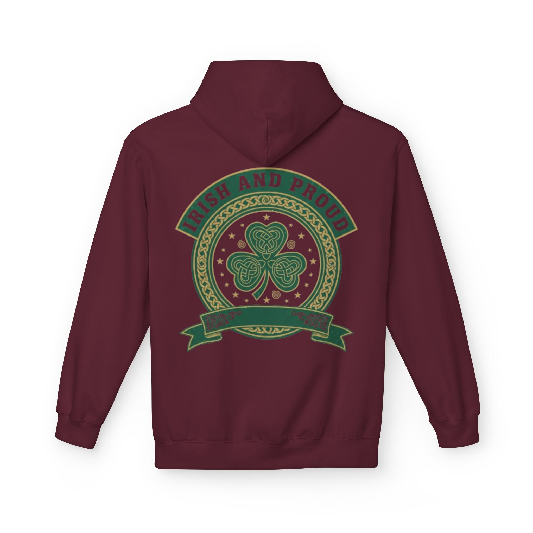 Irish and Proud Hoodie — St. Patrick’s Shamrock Graphic Pullover