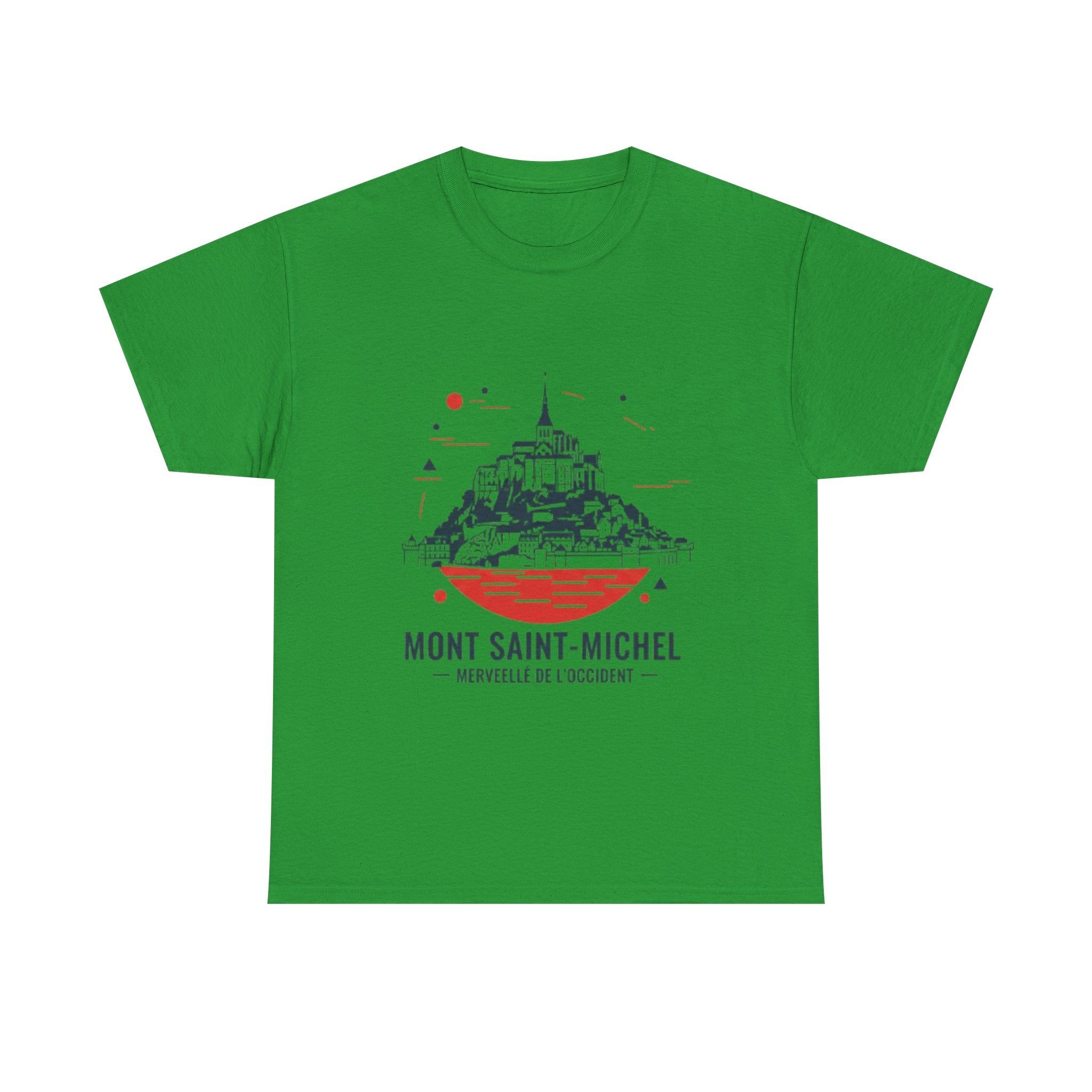 Mont Saint-Michel Illustration T-Shirt — French Landmark Travel Tee