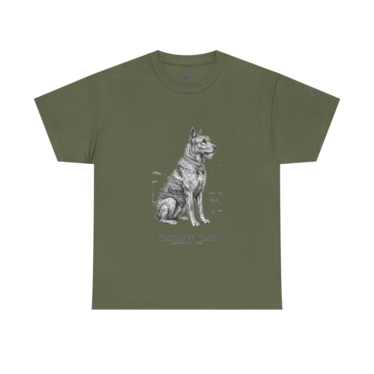 Guardian of Ireland German Shepherd T-Shirt — Irish Dog Tee — product image 7