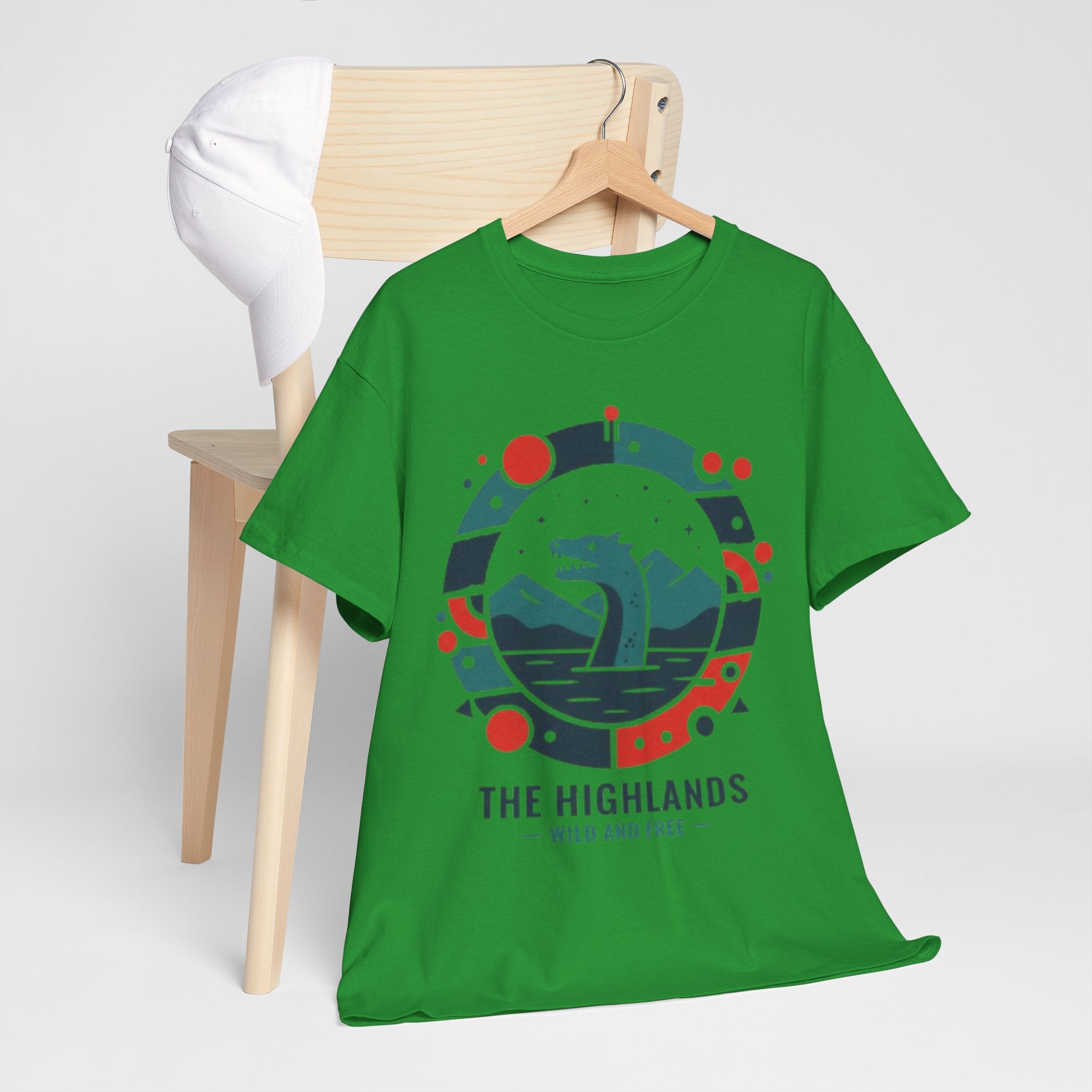 Highlands Waves Tee — "The Highlands: Wild and Free" Graphic T‑Shirt