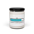 thankful but tired candle | Scented Soy Candle, gratitude sarcasm, neutral cream