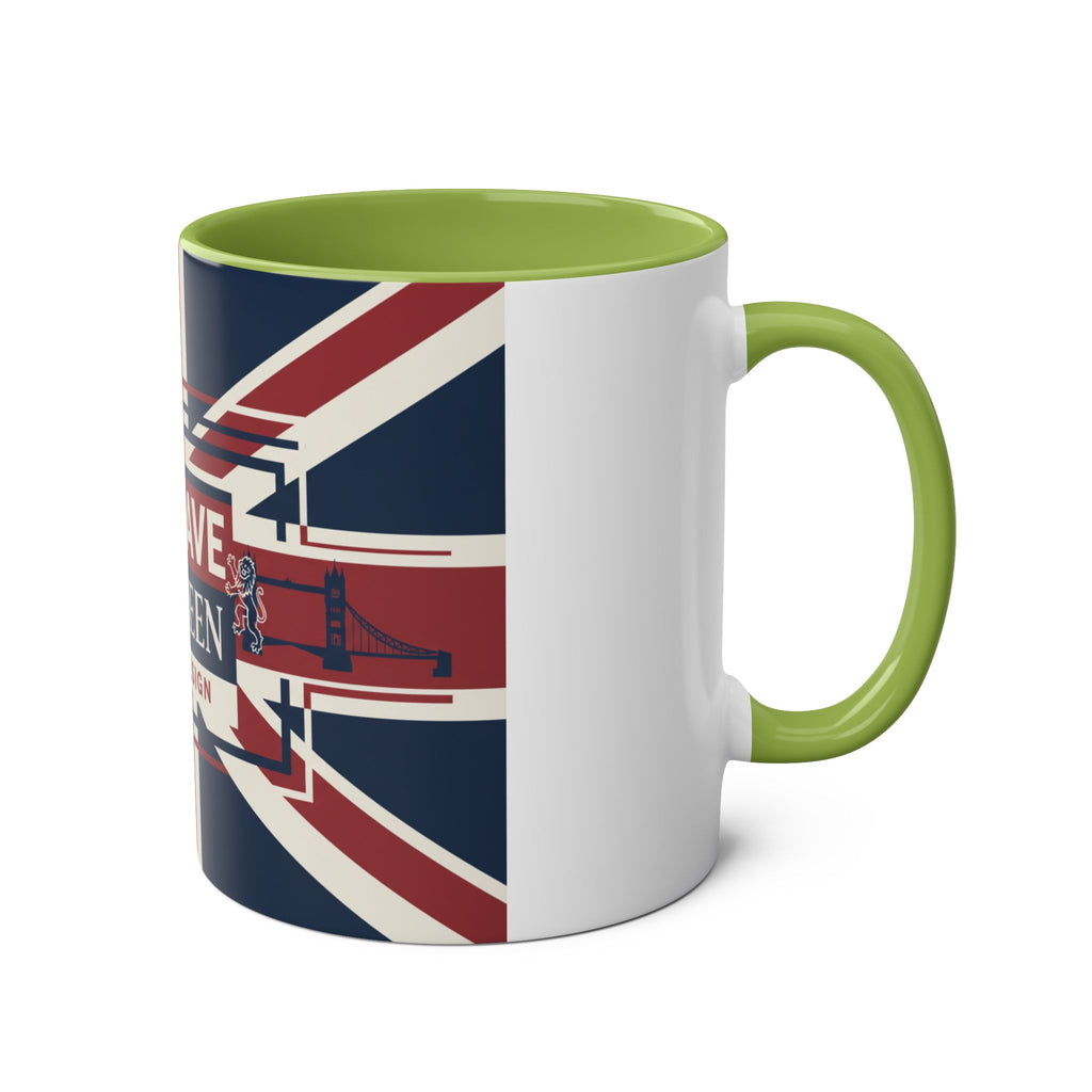 Two-Tone Coffee Mugs, 11oz