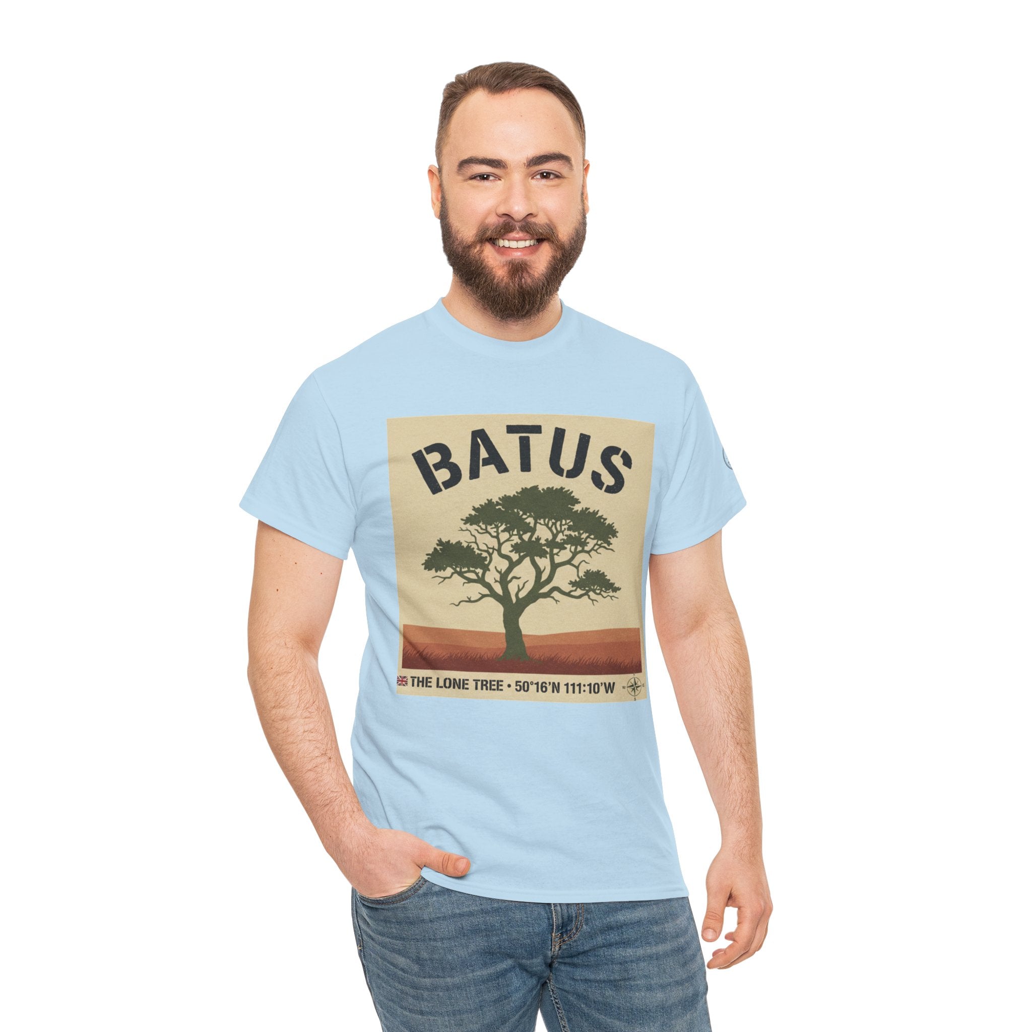 Batus Lone Tree T-Shirt — Vintage Safari Tree Graphic Tee