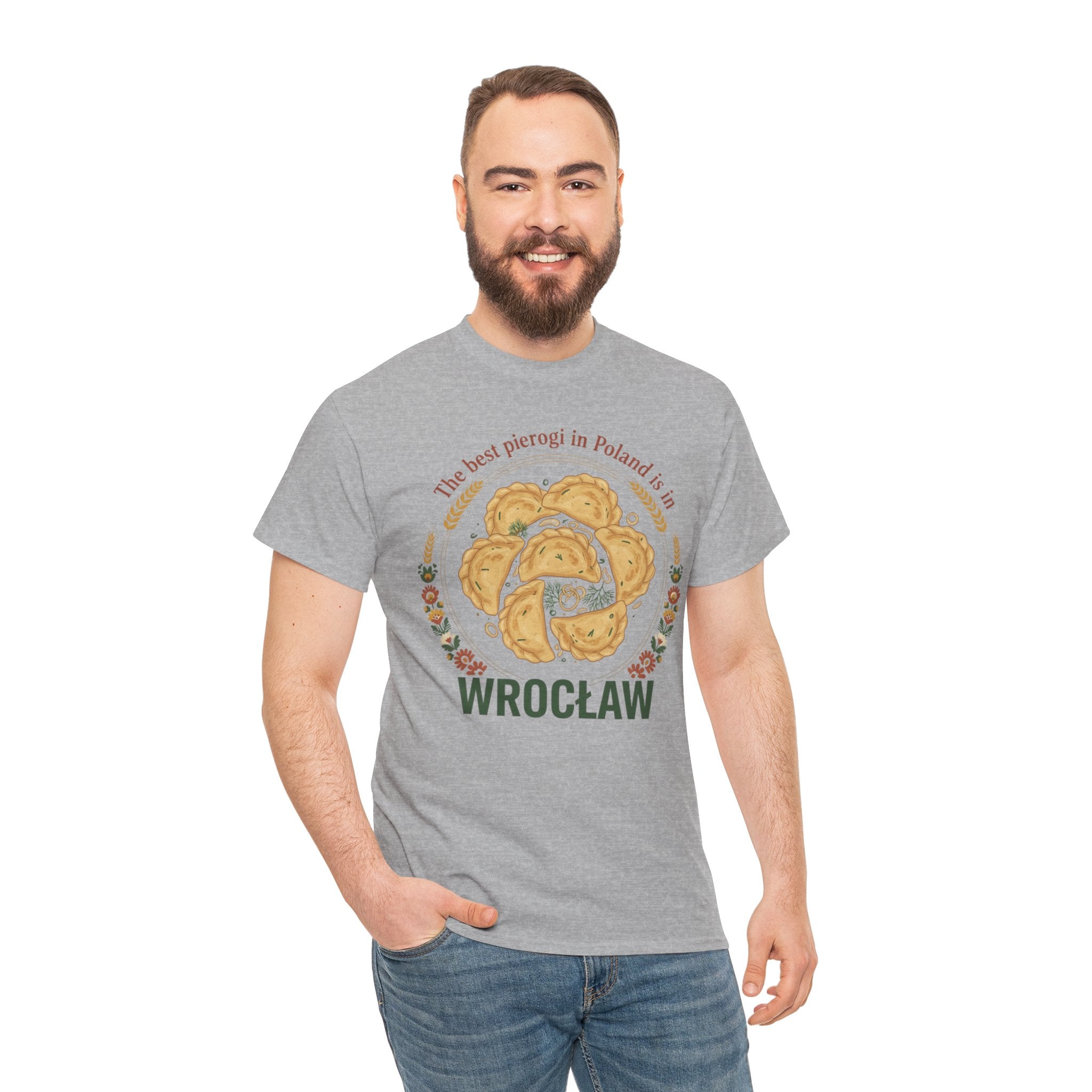 Wrocław Pierogi T-Shirt — "The best pierogi in Poland is in" Polish Food Tee