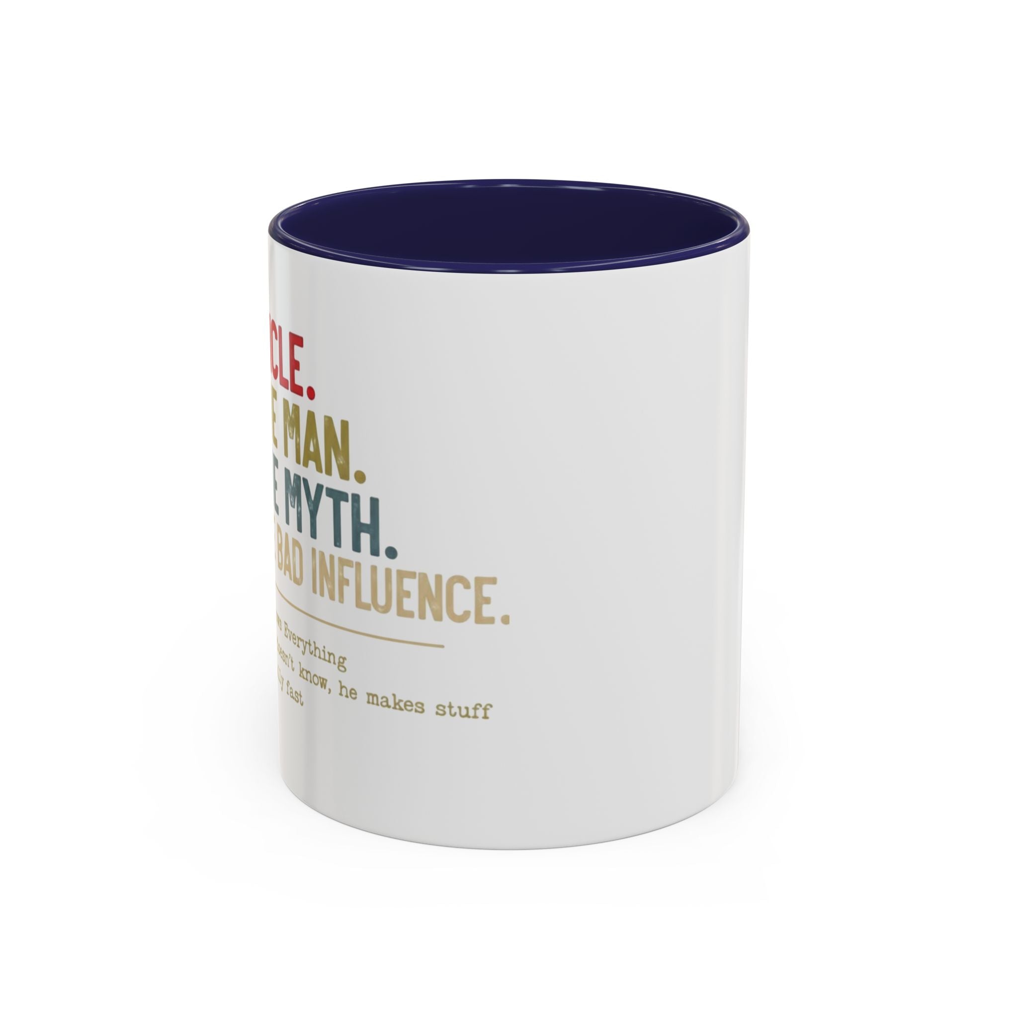 Uncle 'The Man, The Myth, The Legend' Accent Coffee Mug