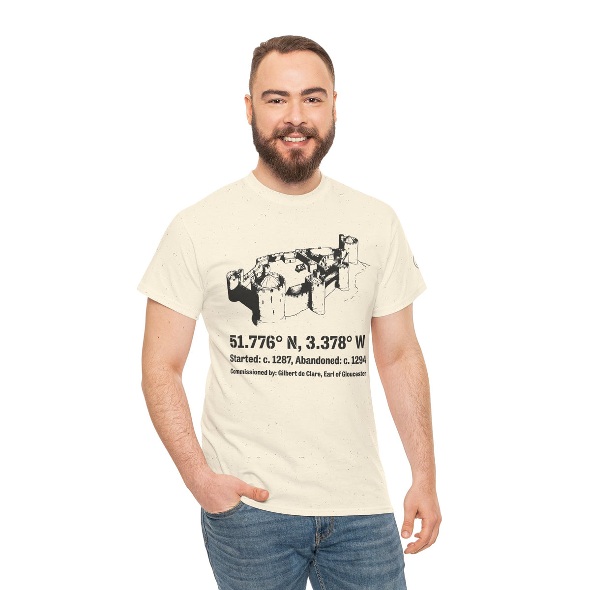 Morlais Castle Wales T-Shirt — Historic Welsh Ruins Tee — product image 8