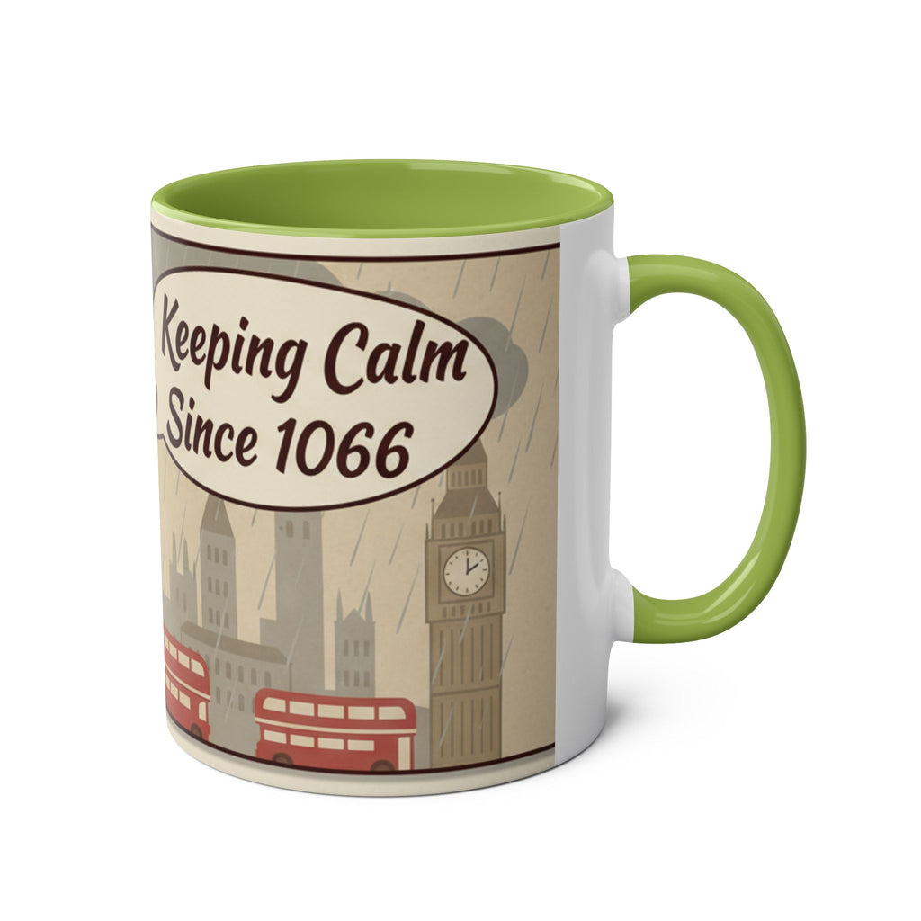 Two-Tone Coffee Mugs, 11oz