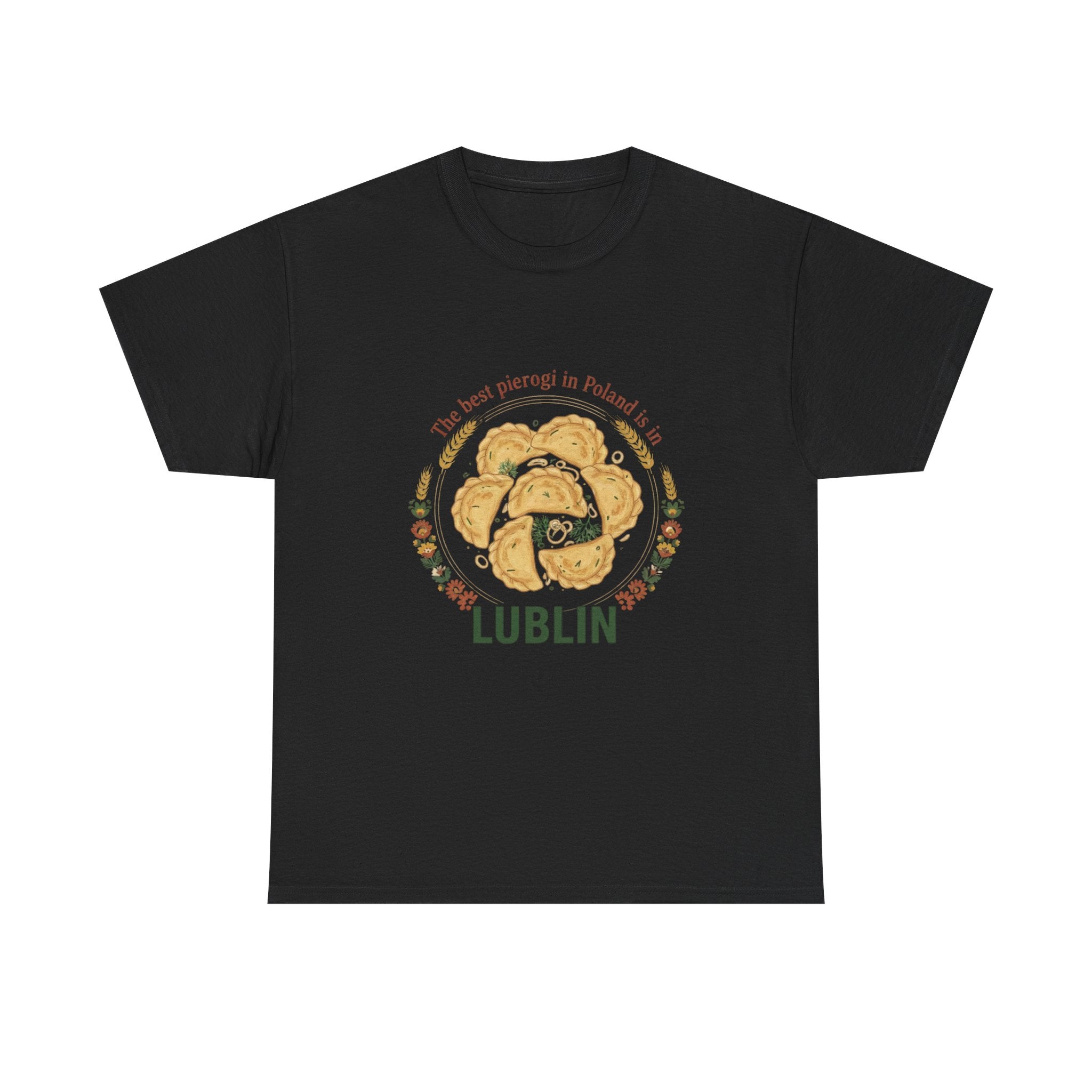 Lublin Pierogi Tee — "The best pierogi in Poland is here" Casual Polish Food T‑Shirt