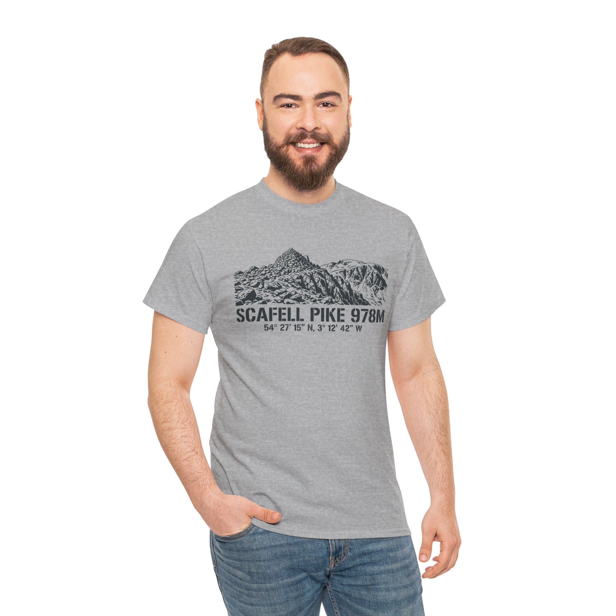 Scafell Pike 978M Mountain Tee — Scafell Pike Summit Graphic T-Shirt