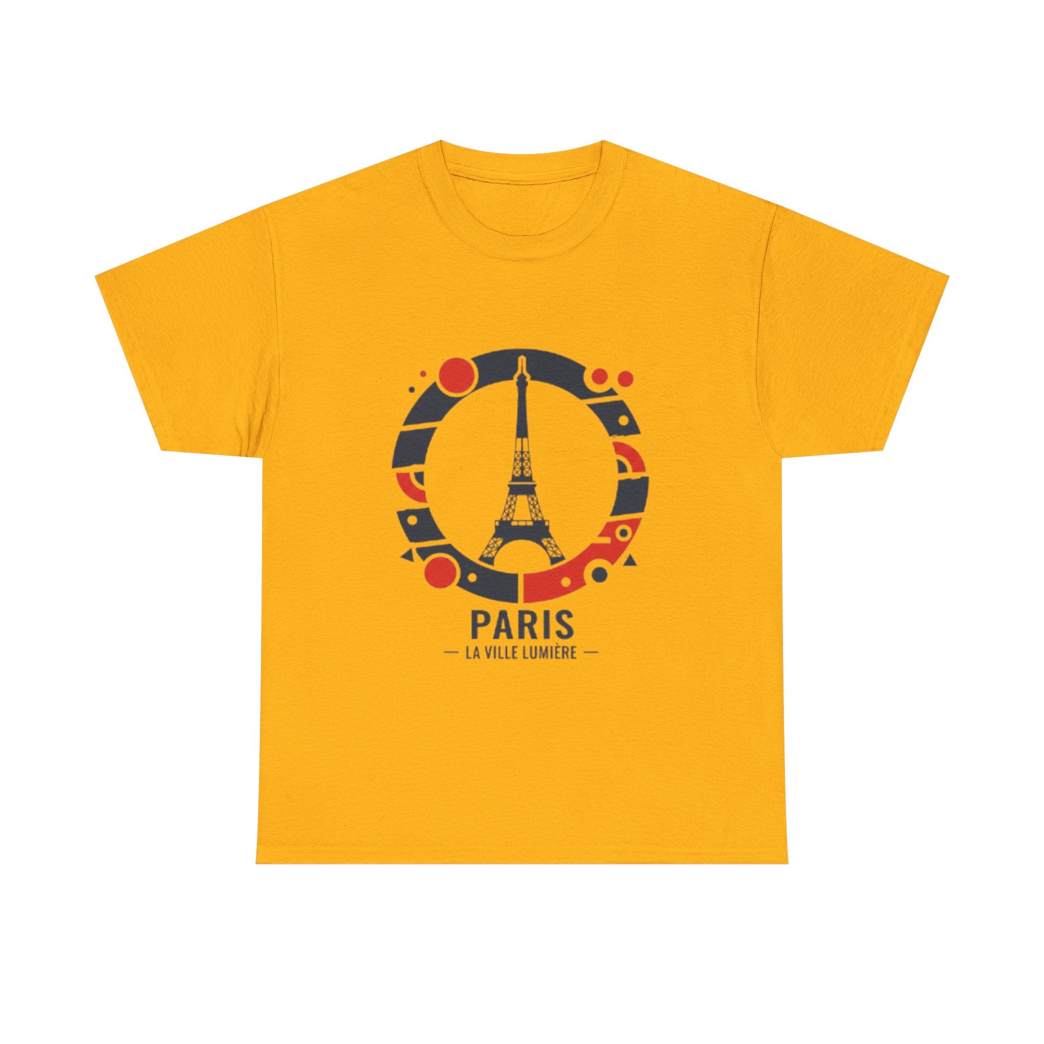 Paris Eiffel Tower Graphic Tee — 'Paris La Ville Lumière' Travel T‑Shirt