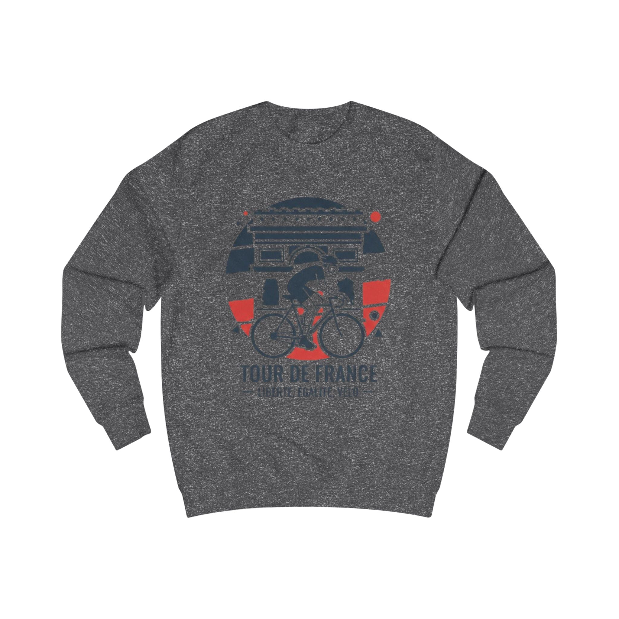 Tour de France Sweatshirt — Liberté, Égalité, Vélo Cycling Crewneck