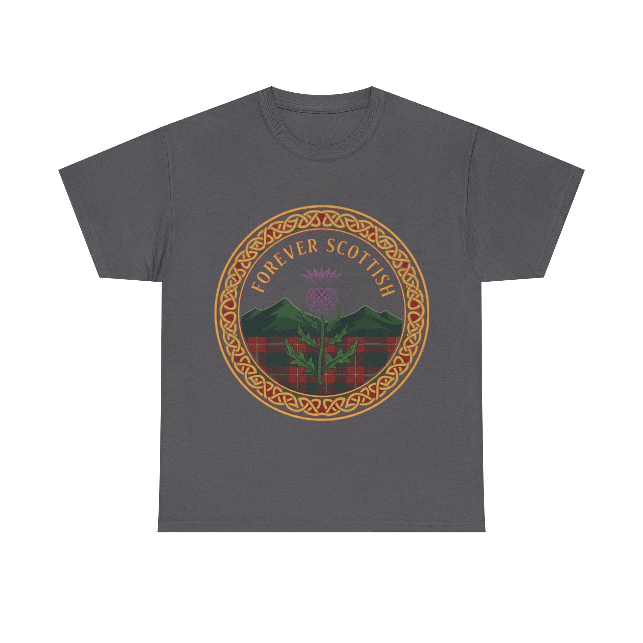 Scottish Thistle T‑Shirt - "Forever Scottish" Crest Tee