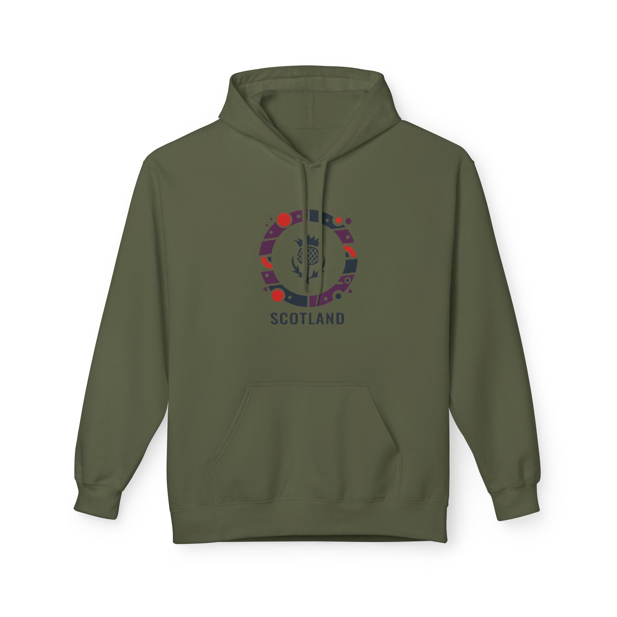 Scotland Crest Hoodie — Modern Celtic Emblem Travel & Pride Pullover