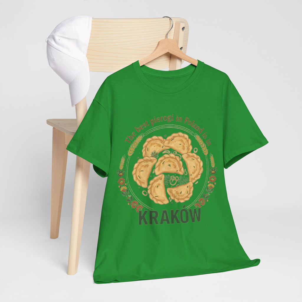 Kraków Pierogi T-Shirt — "The best pierogi in Poland is in Kraków" Shirt