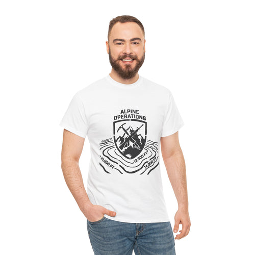Alpine Operations Cotton Hiking Tee - Mountain Badge Edition