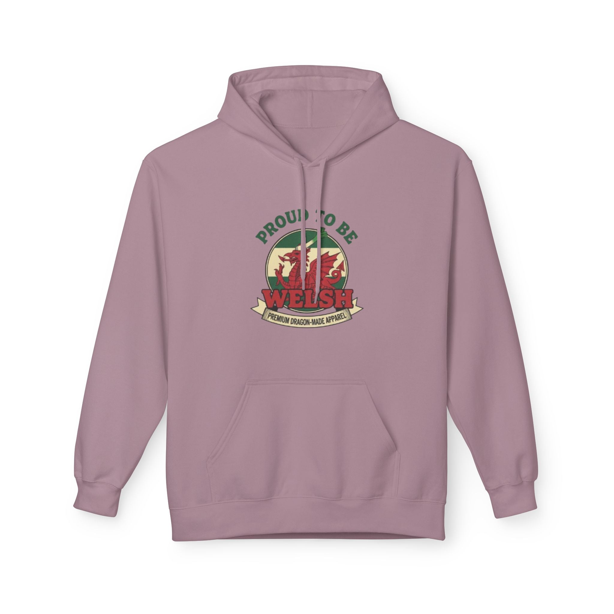 Proud to Be Welsh Hoodie — Vintage Wales Emblem Pullover