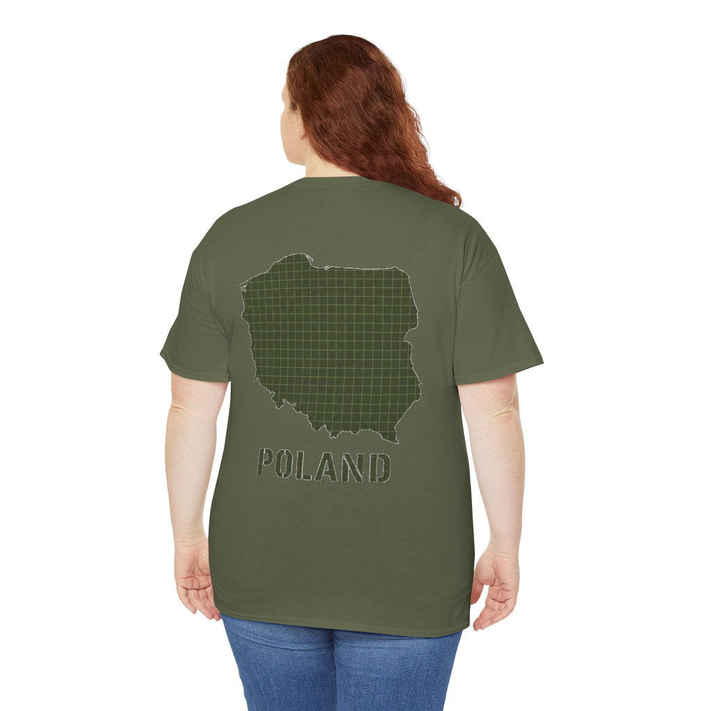 Poland Map T-Shirt — Gallus Logo Military-Style Polish Pride Tee