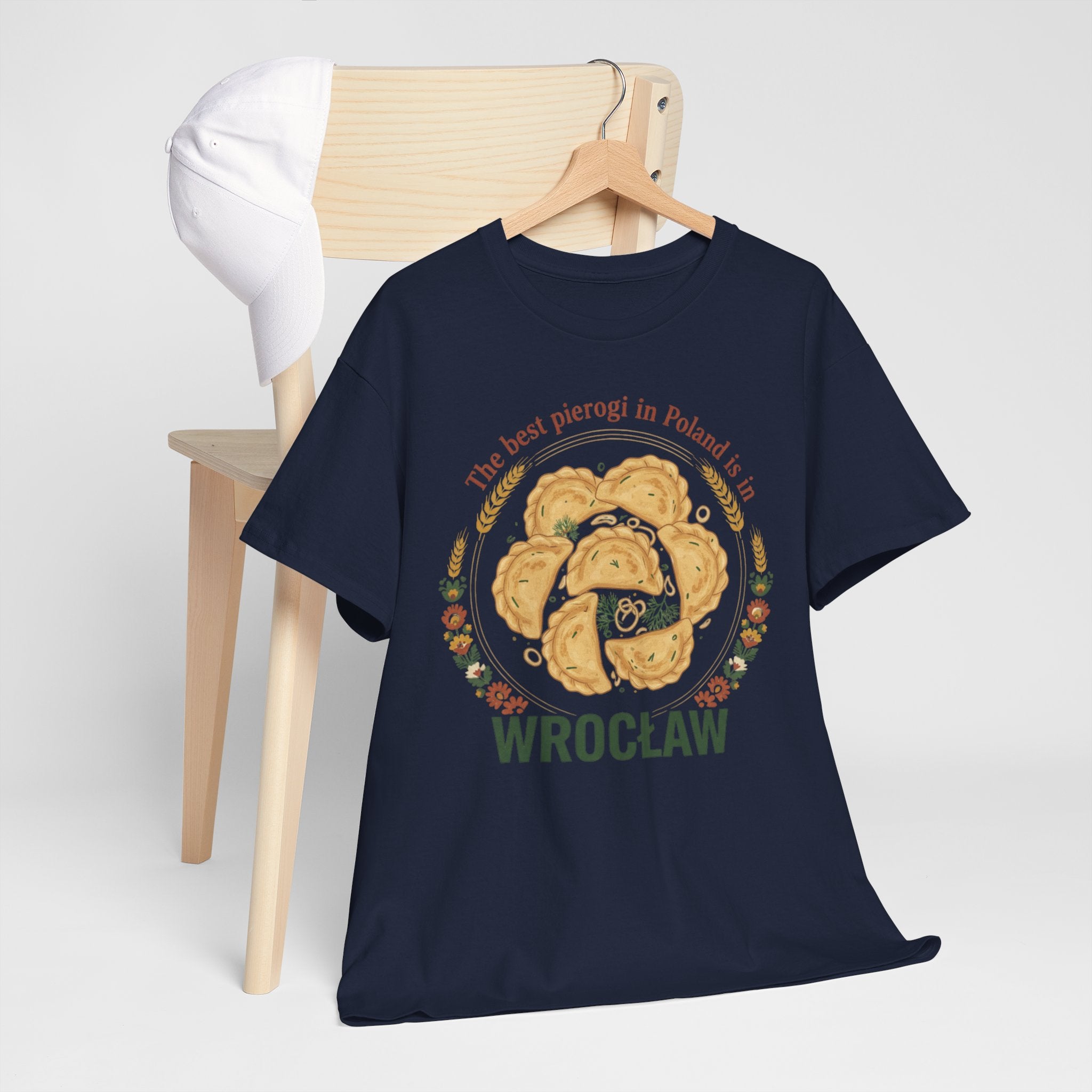 Wrocław Pierogi T-Shirt — "The best pierogi in Poland is in" Polish Food Tee