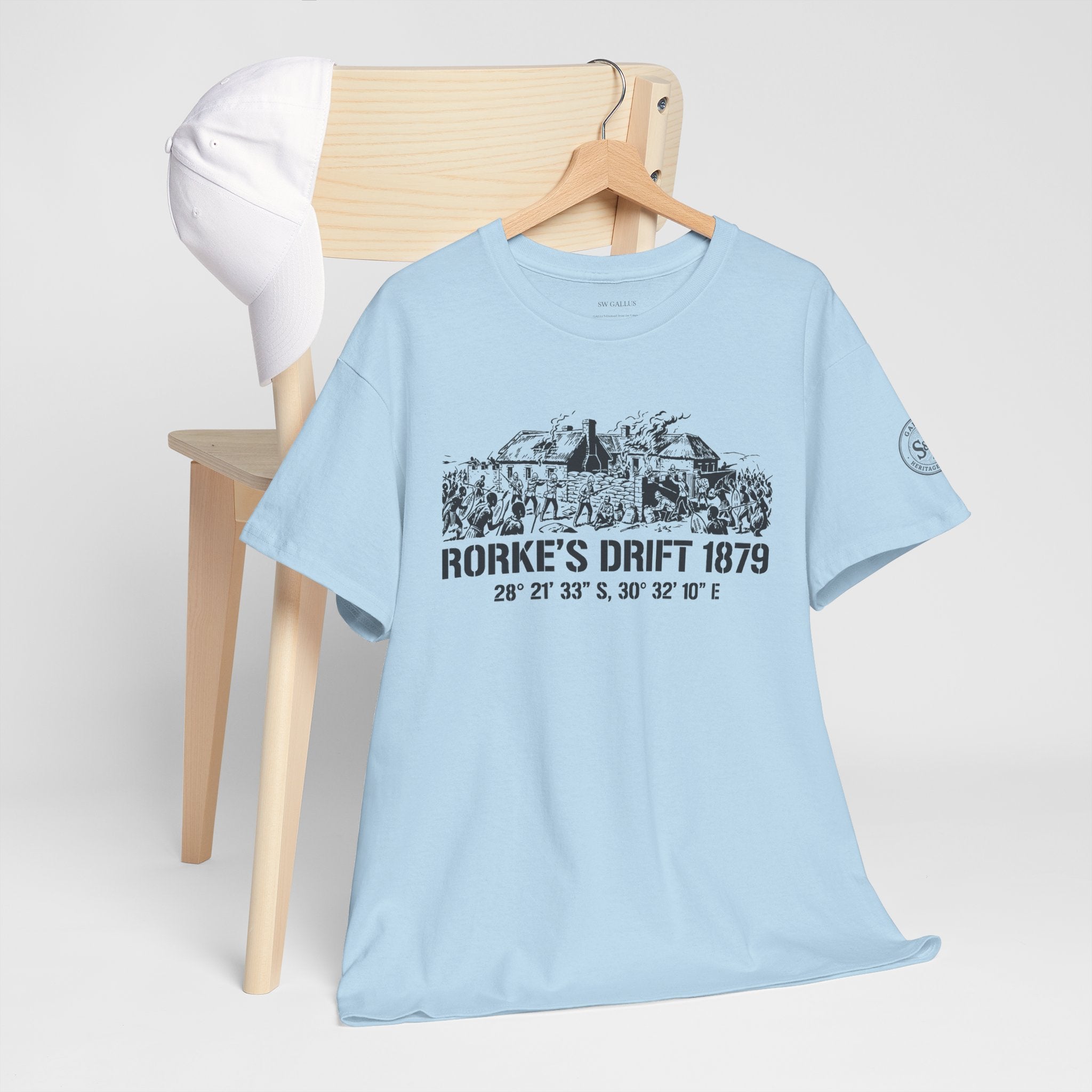 Rorke's Drift 1879 Tee | Historical Battle Illustration