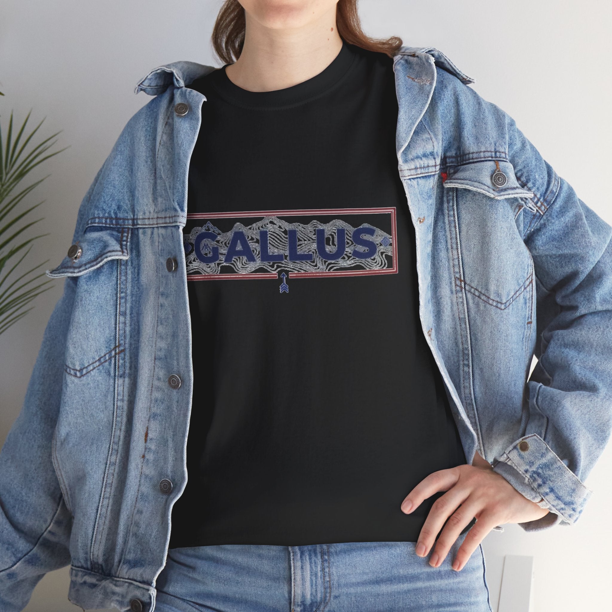 Gallus Spain Map T‑Shirt — Vintage Grid Spain Map Tee