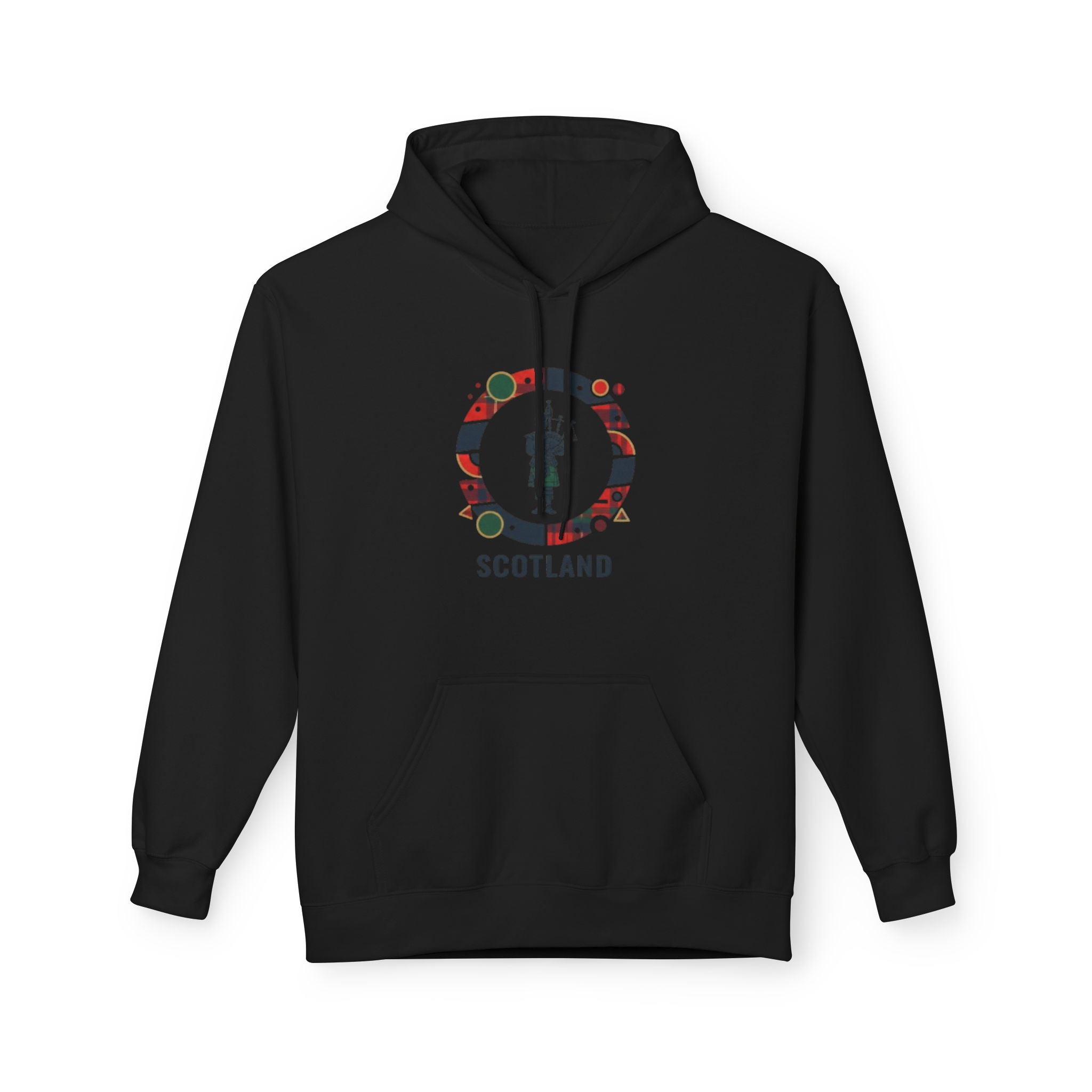 Scotland Crest Graphic Hoodie — Scottish Flag & Thistle Travel Souvenir