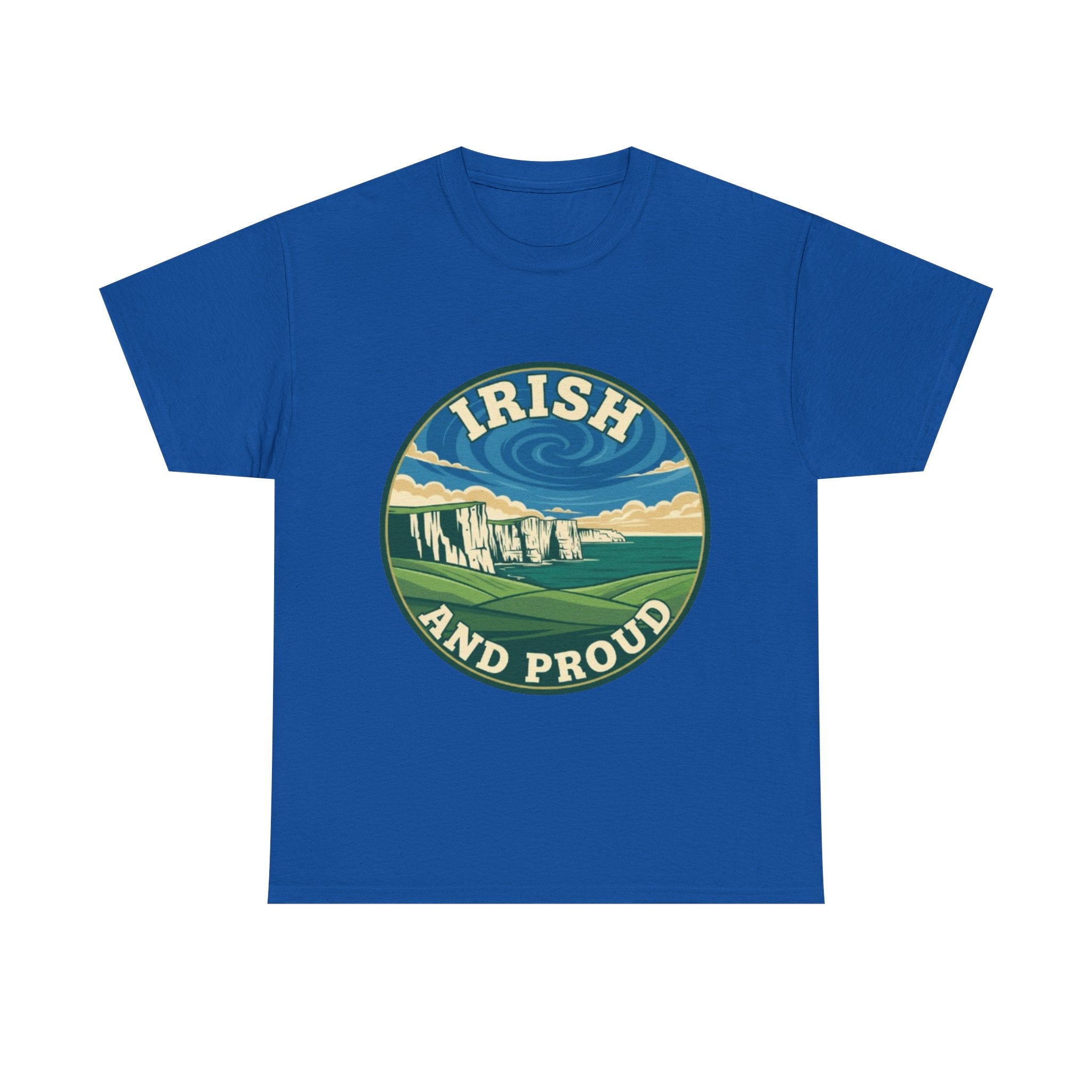 Irish and Proud T-Shirt — Scenic Cliffs Vintage St. Patrick’s Day Tee