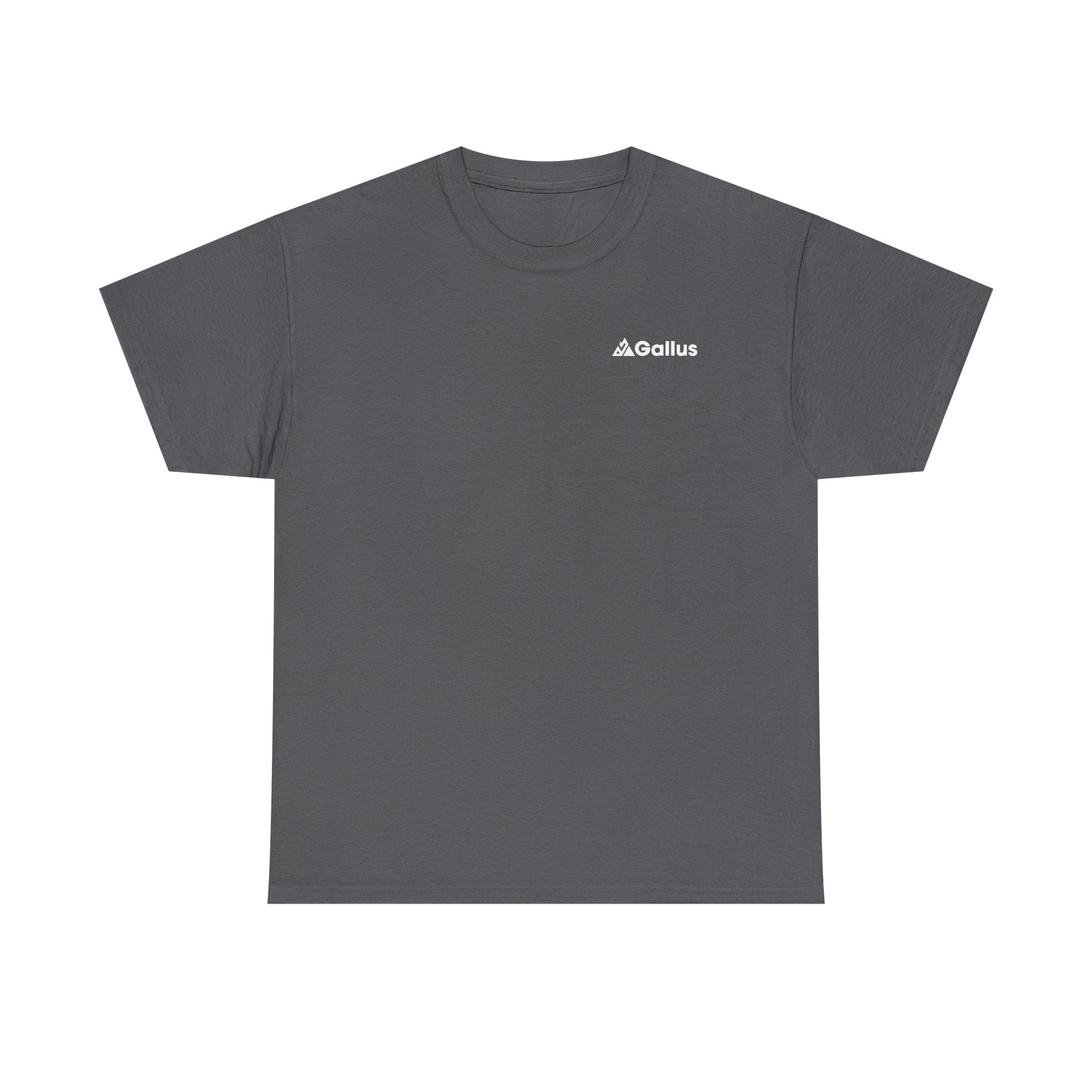 Graphic Tee — 'Don't Look... It Is a Long Way Up' Owl Grid Back Design