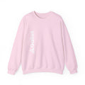 Exploring Not Lost Crewneck Sweatshirt — Mountain Compass Adventure Graphic