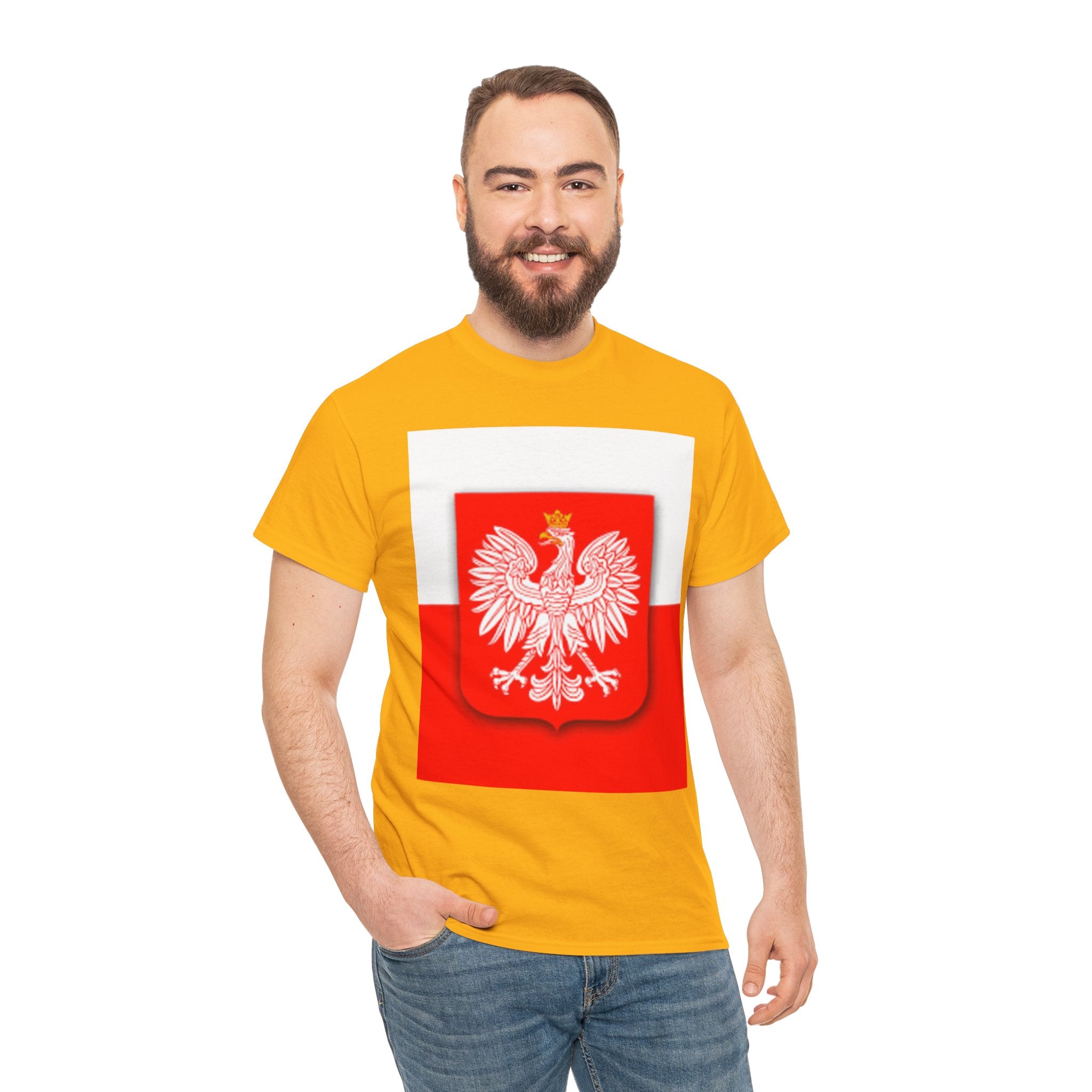 Polish White Eagle T-Shirt — Polska Coat of Arms Tee