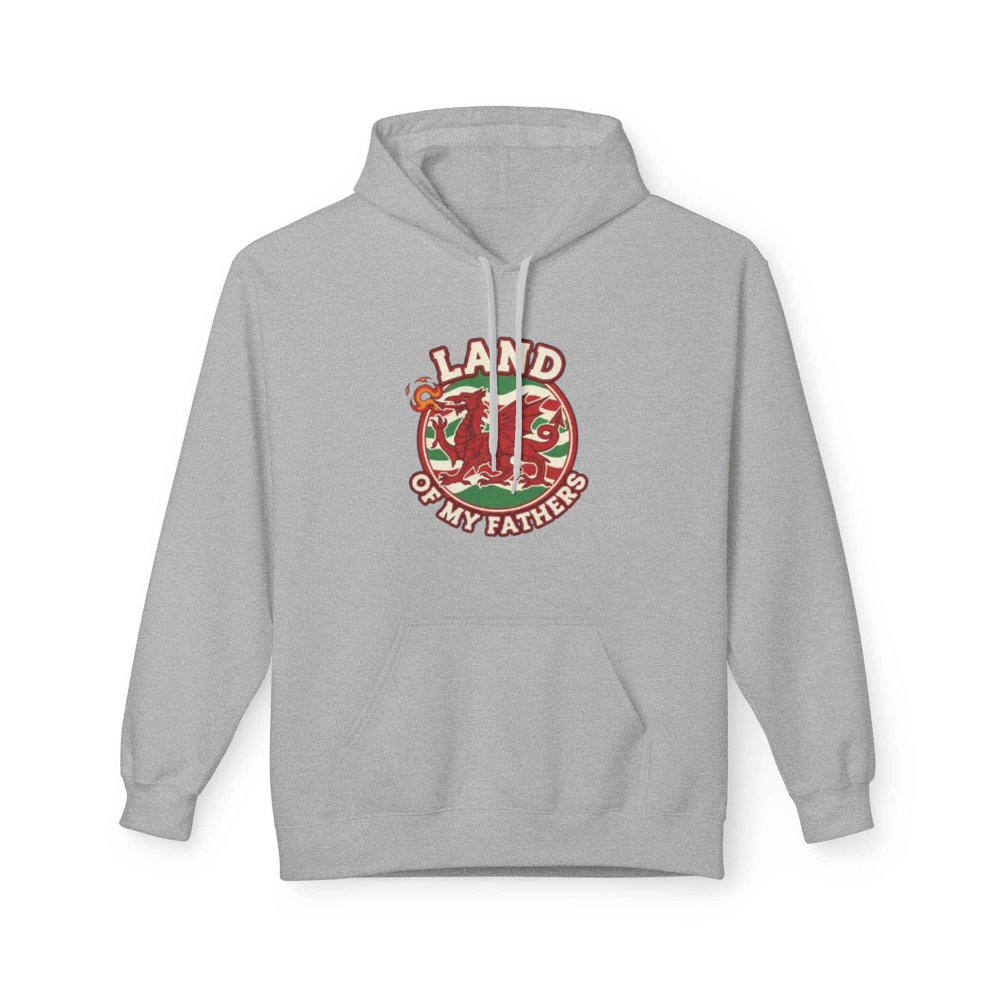 Hoodie — "Land of My Fathers" Vintage Welsh Pride Graphic Hoodie