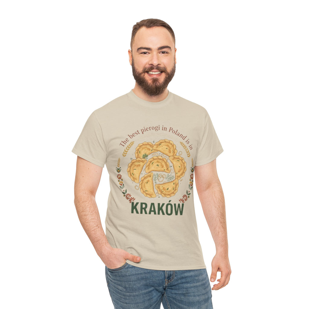 Kraków Pierogi T-Shirt — "The best pierogi in Poland is in Kraków" Shirt