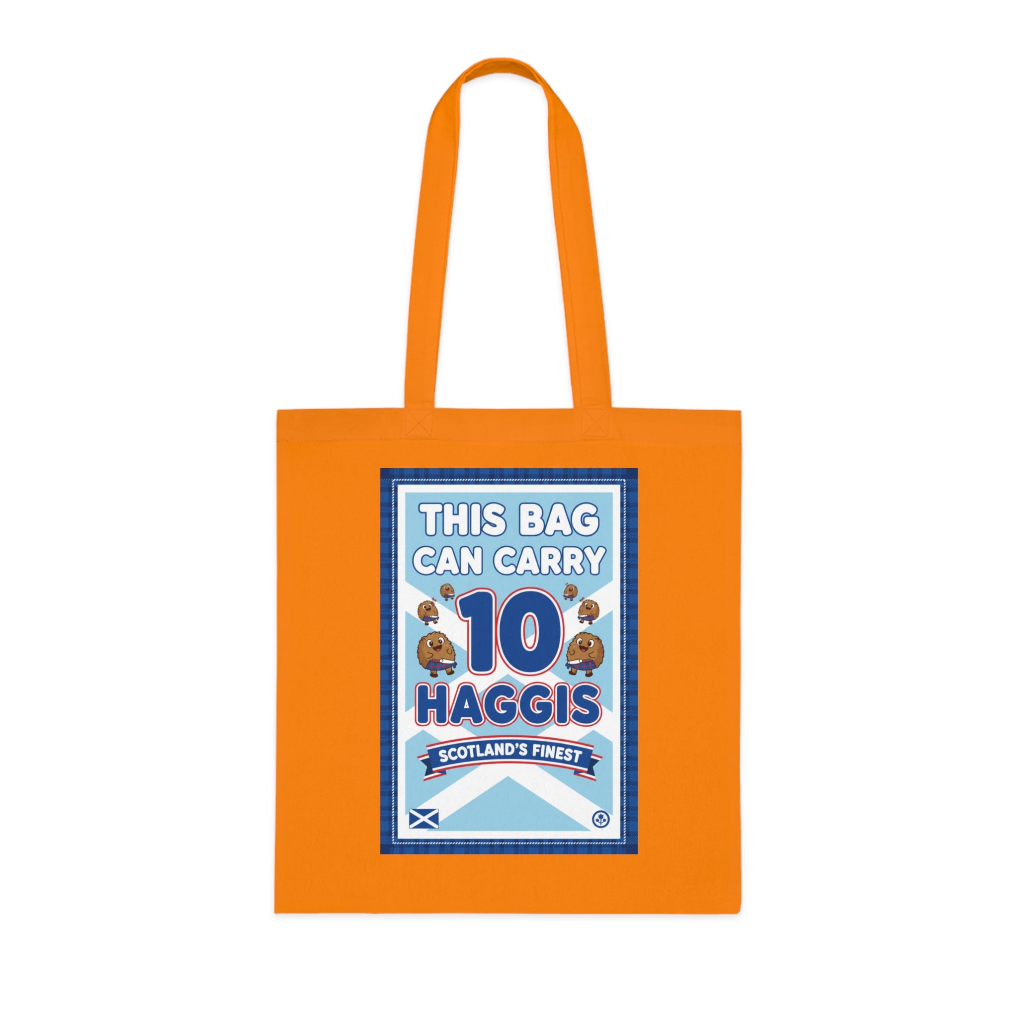 Tote Bag — "This Bag Can Carry 10 Haggis" Scottish Novelty Grocery Tote