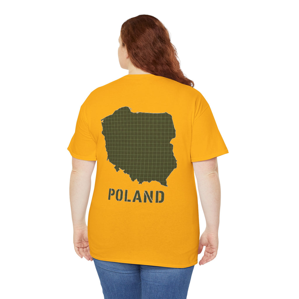 Poland Map T-Shirt — Gallus Logo Military-Style Polish Pride Tee