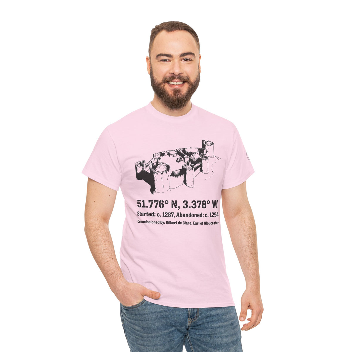 Morlais Castle Wales T-Shirt — Historic Welsh Ruins Tee — product image 14