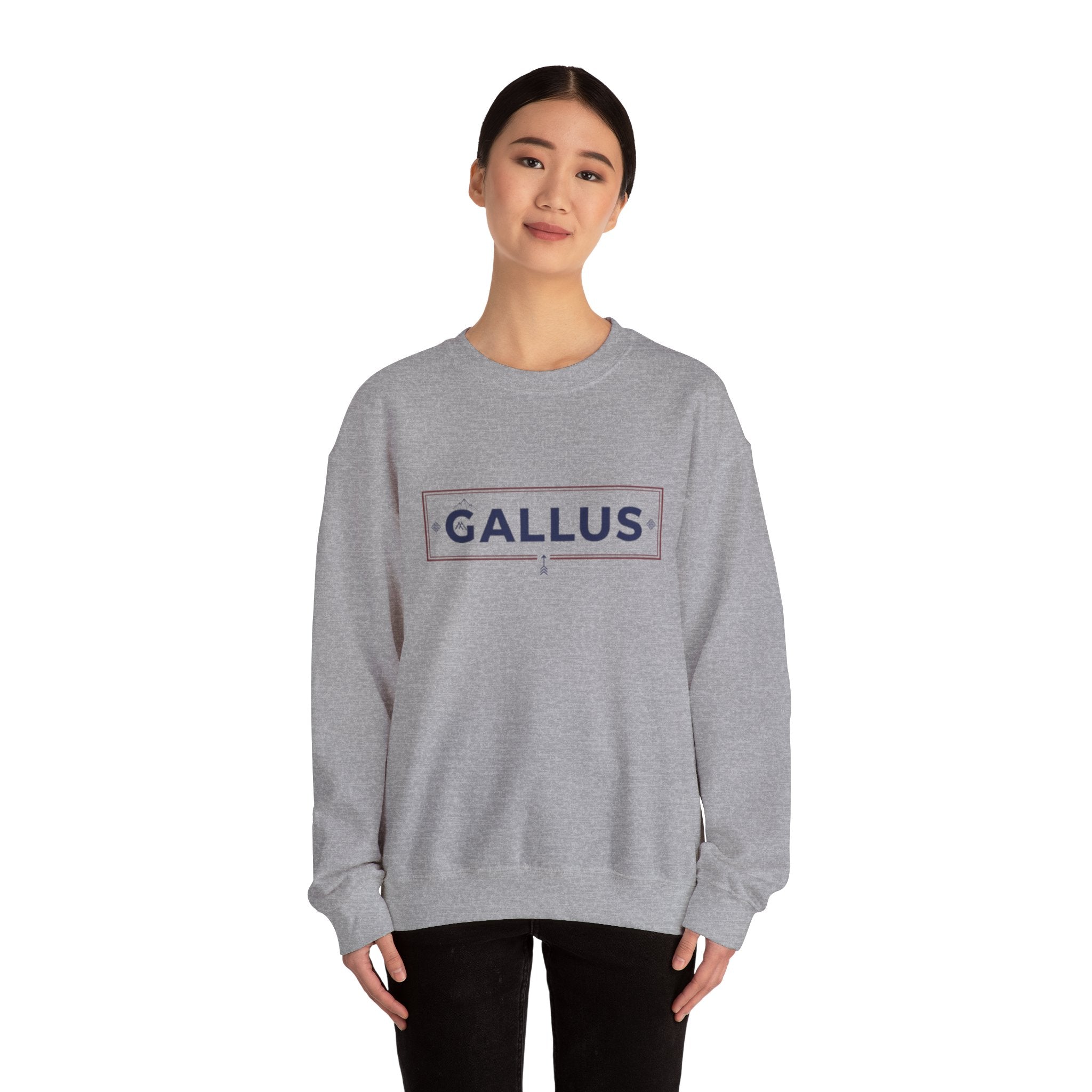 Spain Map Crewneck Sweatshirt — GALLUS Logo Travel Pullover