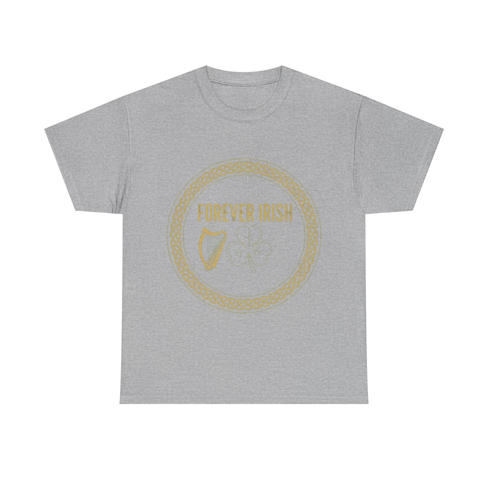 Forever Irish T‑Shirt - "Forever Irish" Shamrock & Harp St. Patrick’s Day Tee