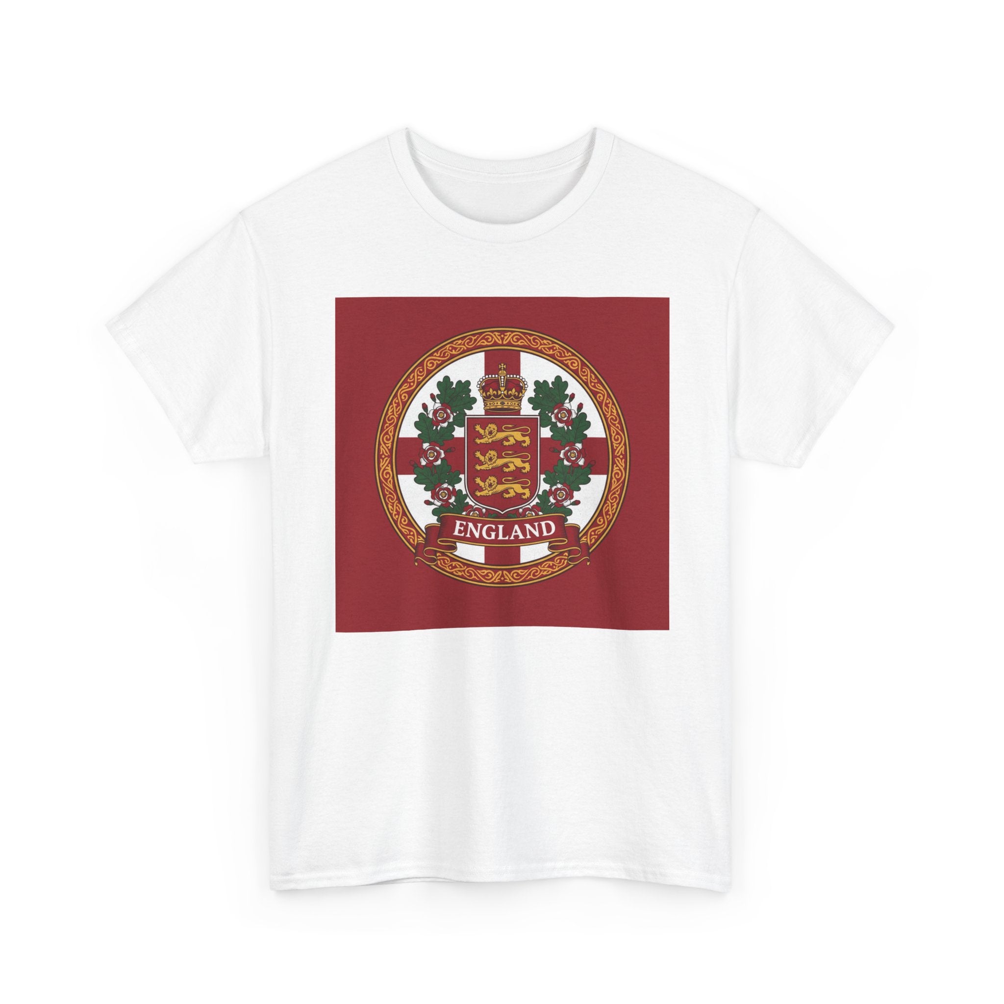 England Crest T-Shirt — Vintage Three Lions Football Tee