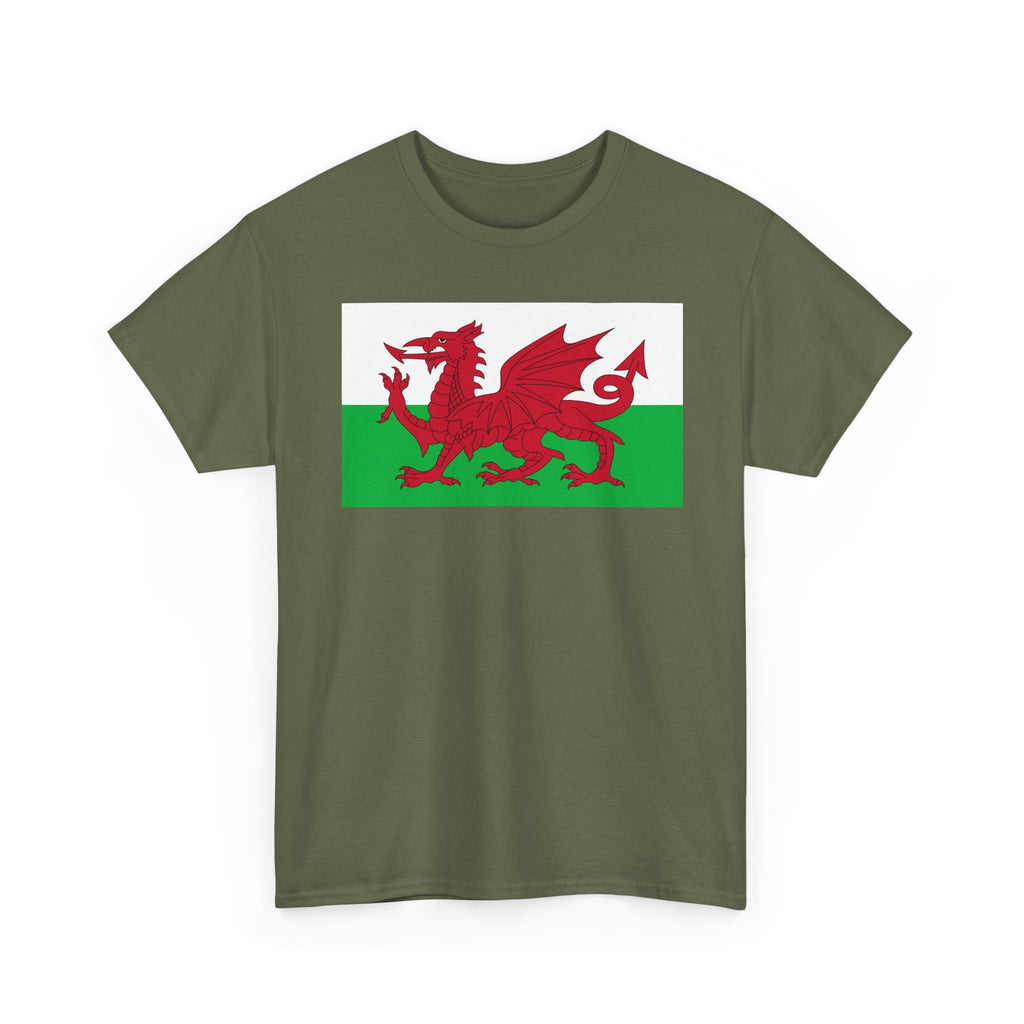 Welsh Dragon T‑Shirt — Cymru Red Dragon Flag Tee