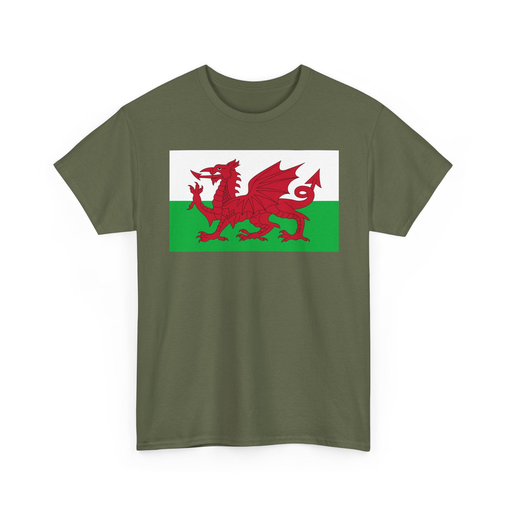 Welsh Dragon T‑Shirt — Cymru Red Dragon Flag Tee