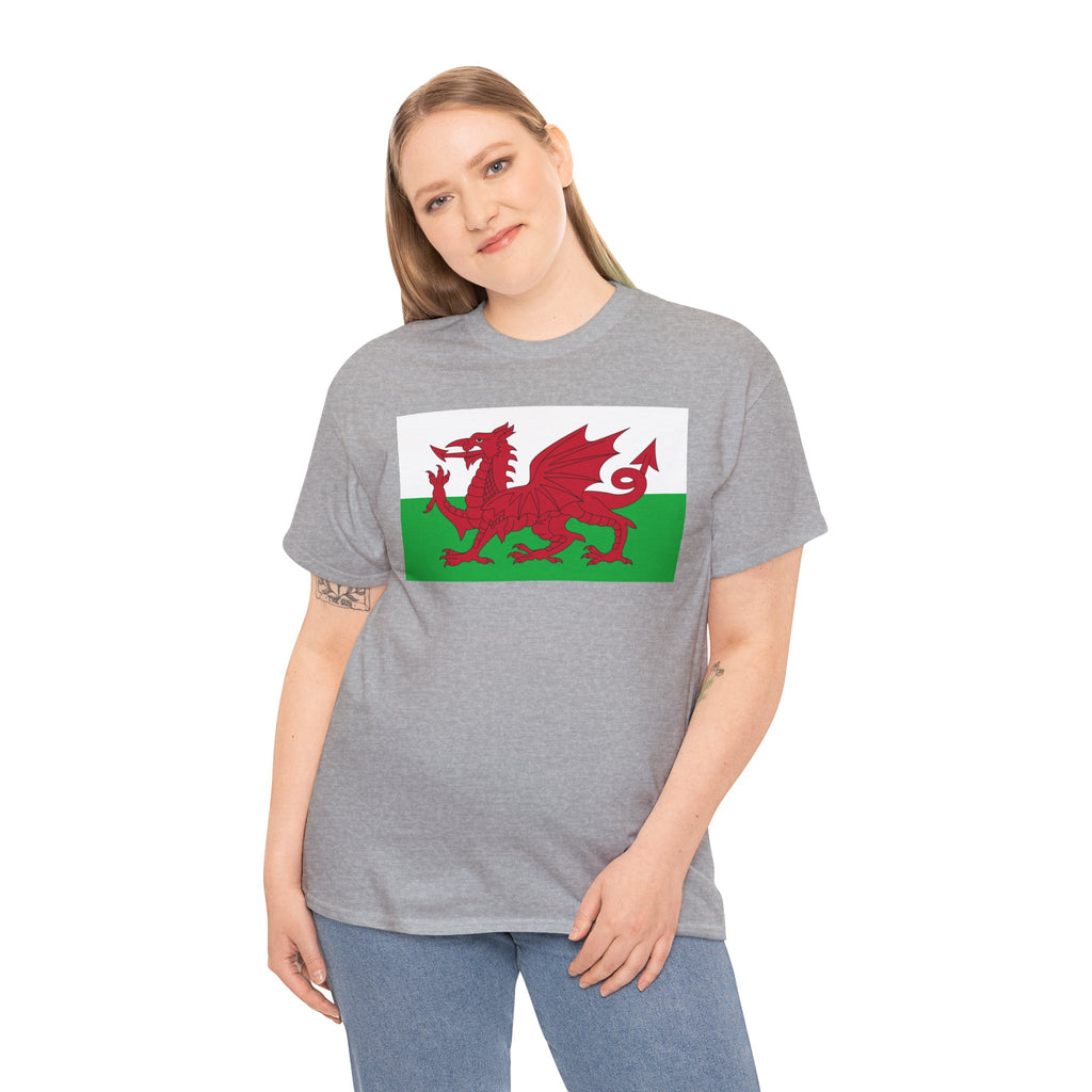 Welsh Dragon T‑Shirt — Cymru Red Dragon Flag Tee